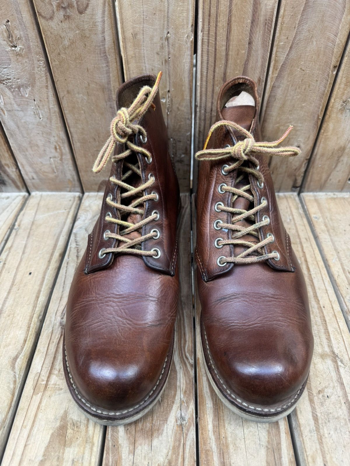 Red Wing Red Wing 9111 Chukka Brown leather boots EUR 41.5 UK 7.5 D Size US 8.5 / EU 41-42 - 3 Thumbnail