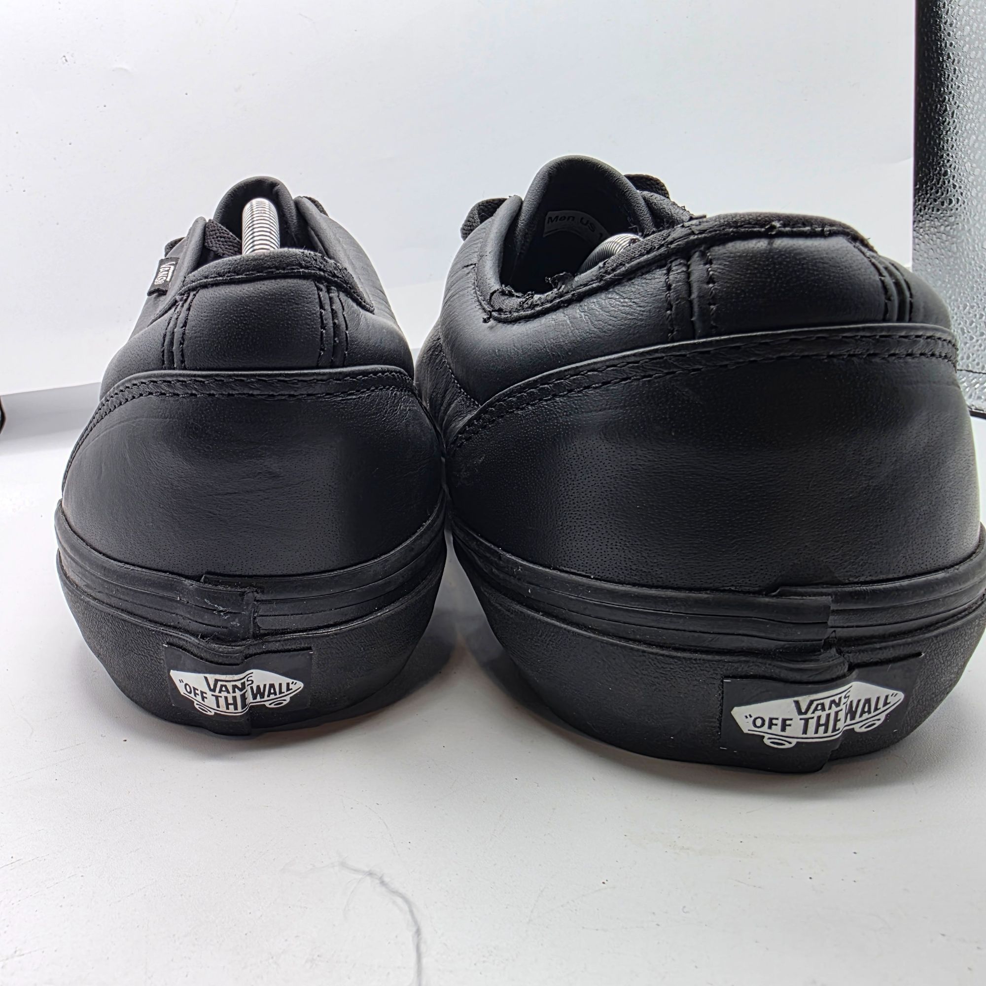 Vans Vans 106 Vulcanized Mens Size 13 Black Triple Black Leather Size US 13 / EU 46 - 5 Thumbnail