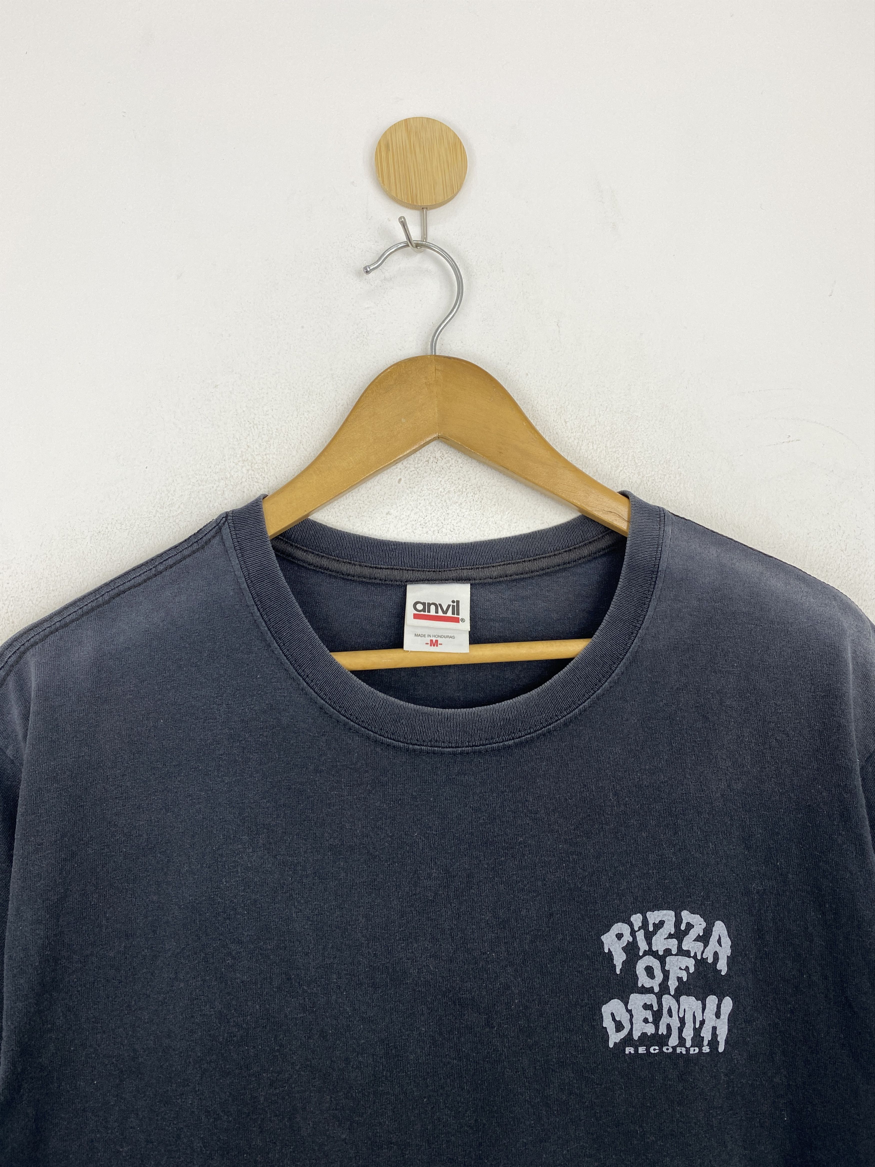 Anvil × Vintage Vintage Pizza Of Death Spell Out Tee TA0629 Size US M / EU 48-50 / 2 - 2 Thumbnail