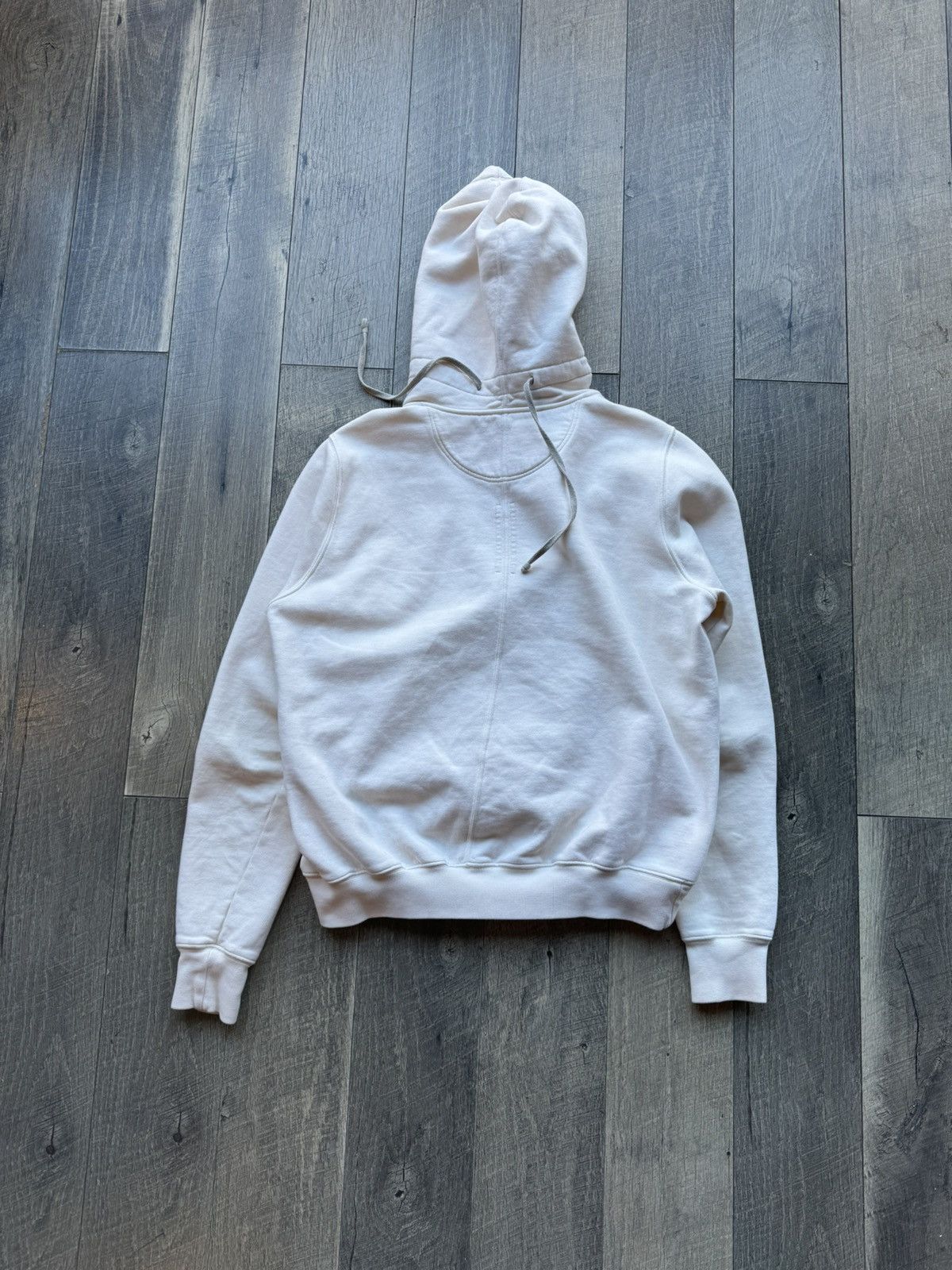 Rick Owens Rick Owens DRKSHDW Natural Reverse Drawstring Hoodie - XL Size US XL / EU 56 / 4 - 7 Thumbnail