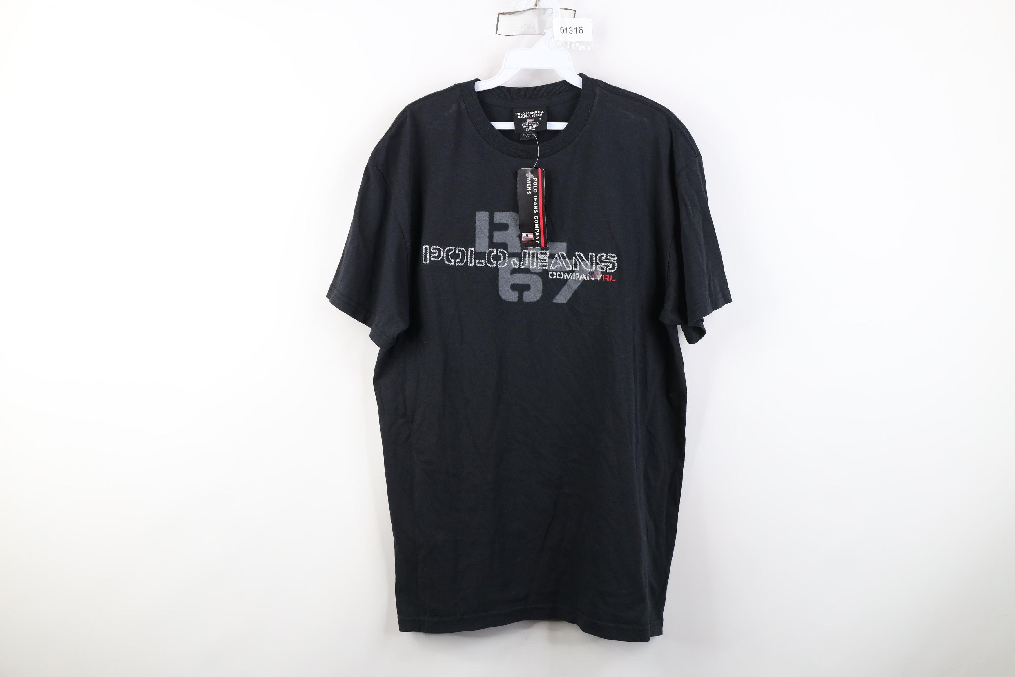Polo Ralph Lauren Deadstock Vintage 90s Ralph Lauren Chain Stitch T-Shirt Size US M / EU 48-50 / 2 - 1 Thumbnail