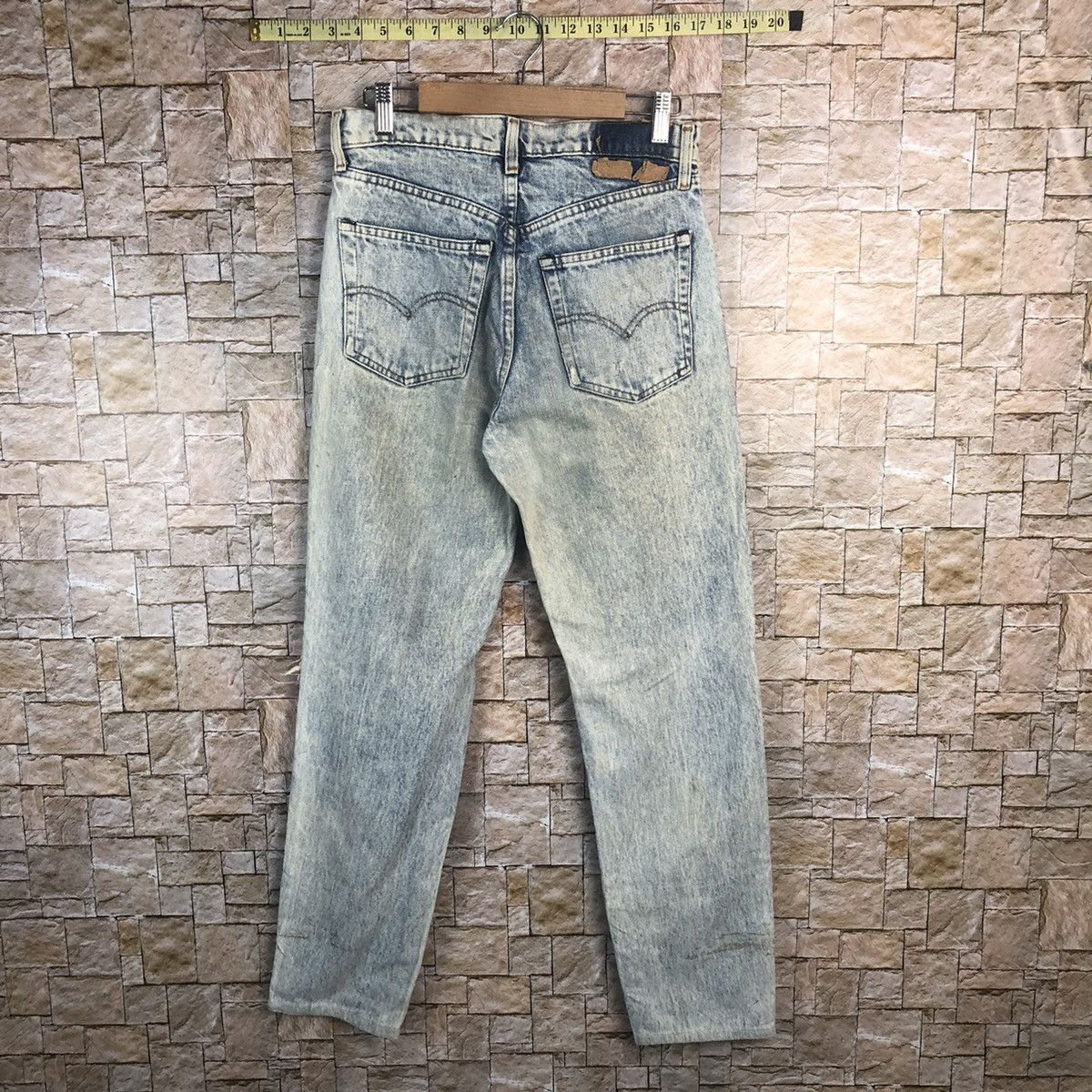 Japanese Brand Japan vintage faded Blue Distressed Denim Pants #A58 Size US 29 - 14 Thumbnail
