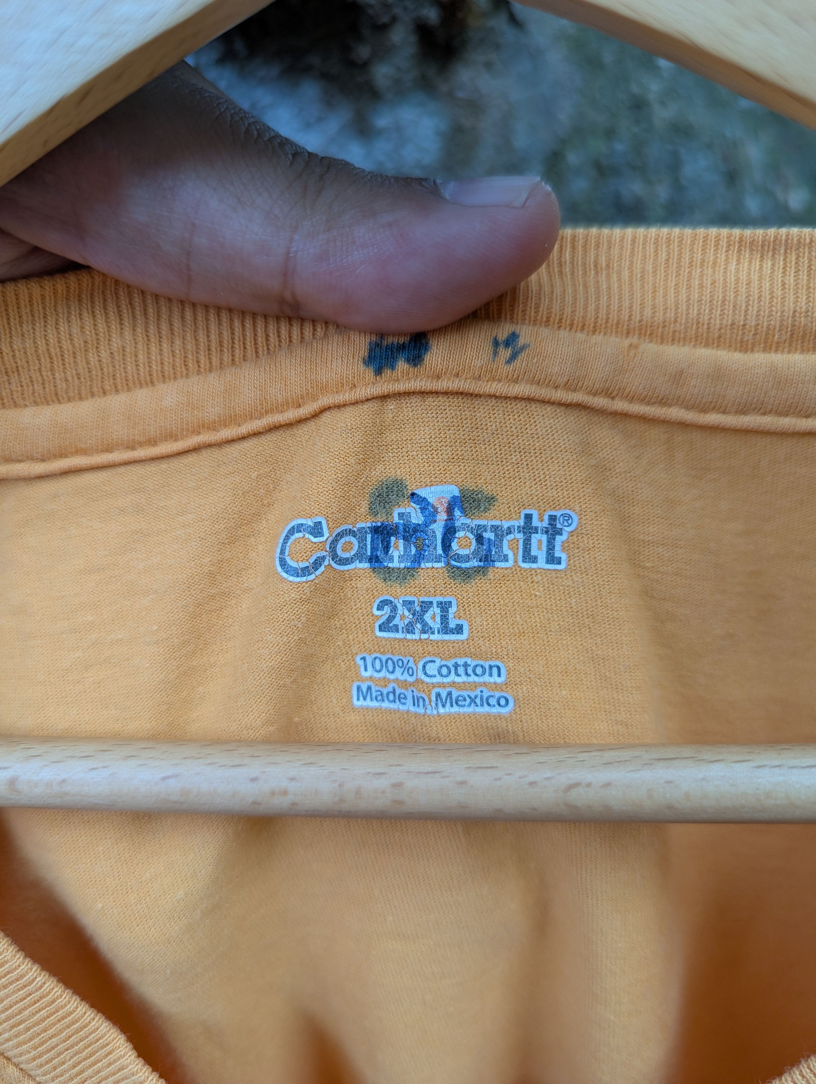 Carhartt Thrashed Carhartt Sunfaded Tshirt Size US XXL / EU 58 / 5 - 2 Thumbnail