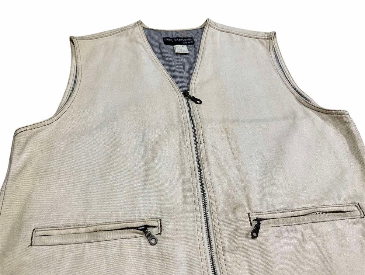 Marc Buchanan × Pelle Pelle 🔥Vintage Marc Buchanan Pelle Pelle Vest Canvas Big Logo Size US L / EU 52-54 / 3 - 4 Thumbnail