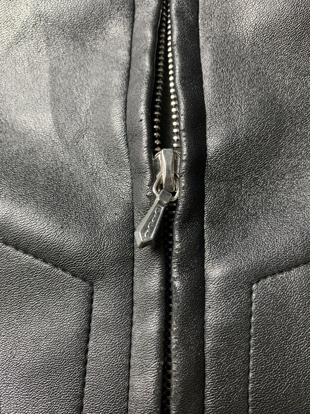 1990s Agnes B Synthetic Leather Jacket