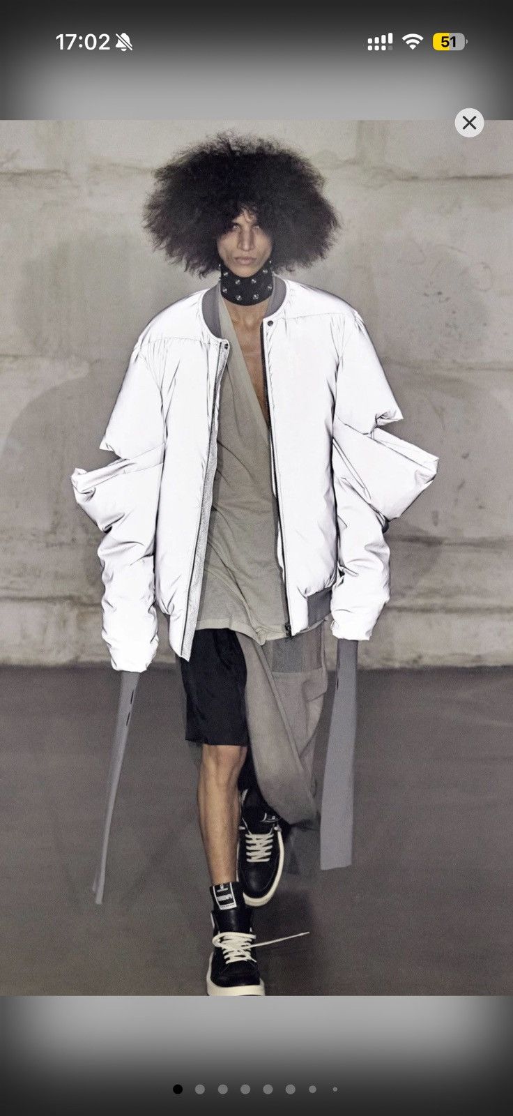 Rick Owens Rick Owens FW22 Stobe Gauntlet Bomber in Reflex sz 48 Size US M / EU 48-50 / 2 - 8 Thumbnail