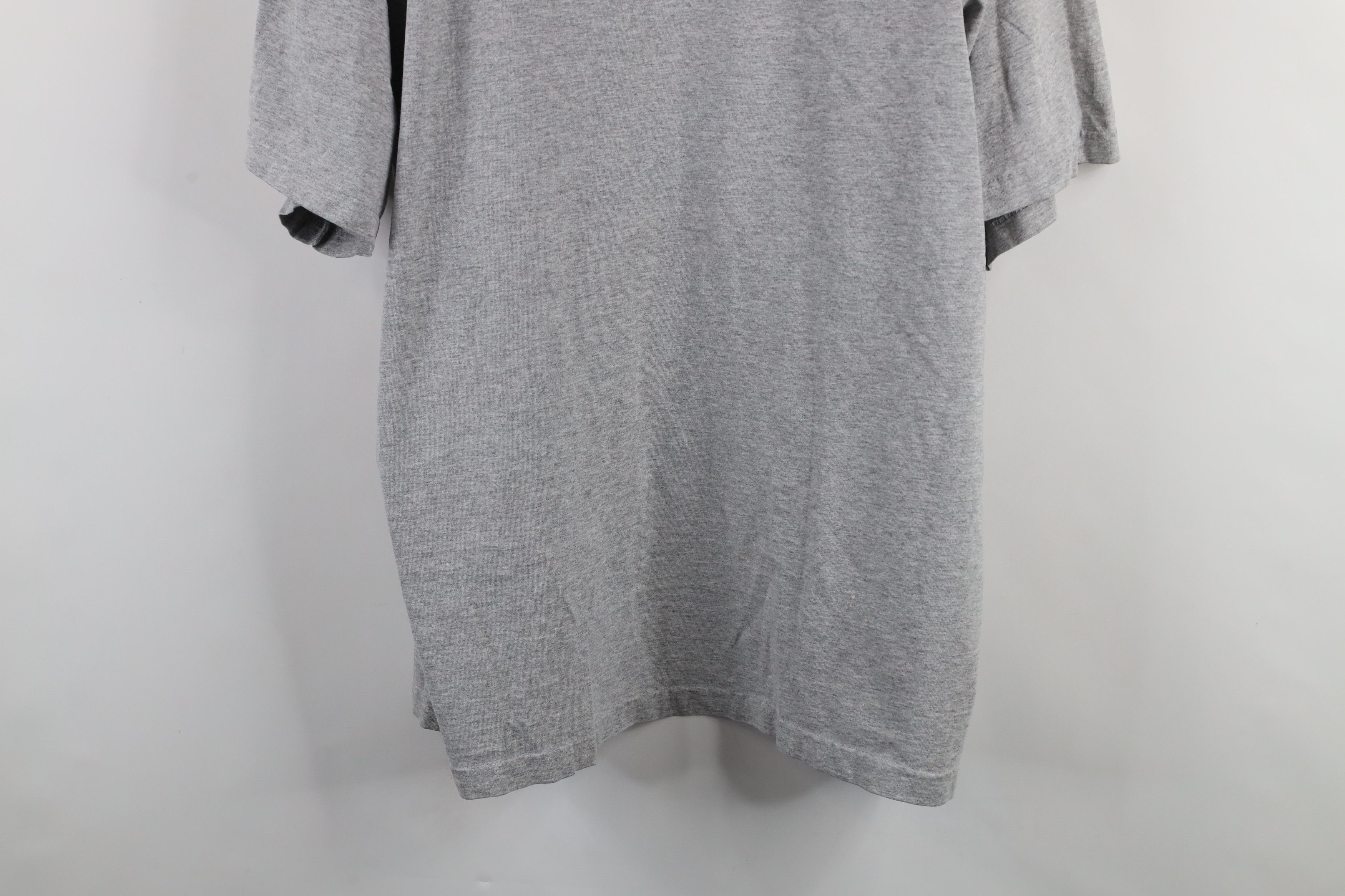 Levi's × Vintage Vintage 90s Levis Spell Out USA V-Neck T-Shirt Gray USA Size US XL / EU 56 / 4 - 3 Thumbnail