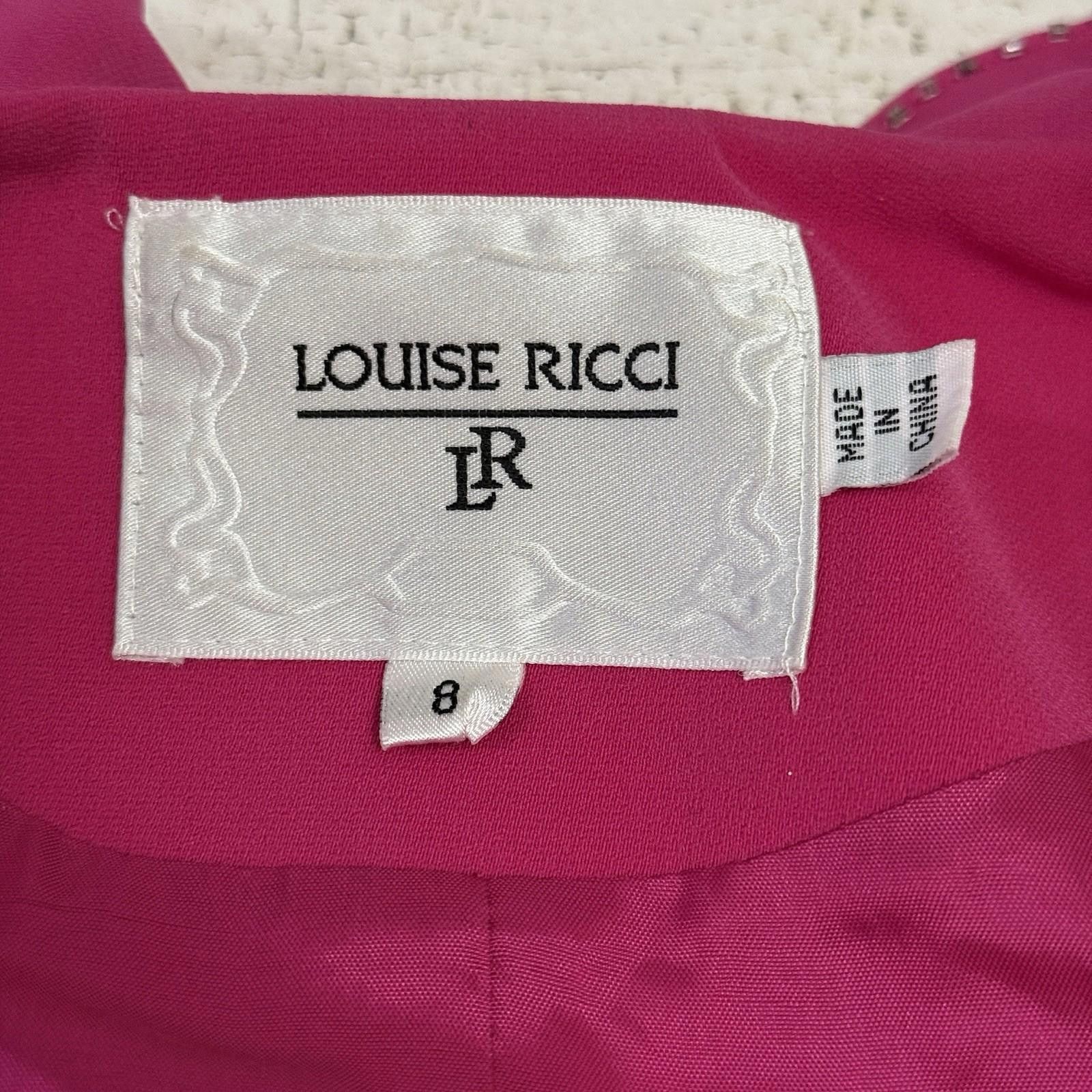 Designer Louise Ricci Fairy Beaded Ruffle Top Size L / US 10 / IT 46 - 8 Thumbnail