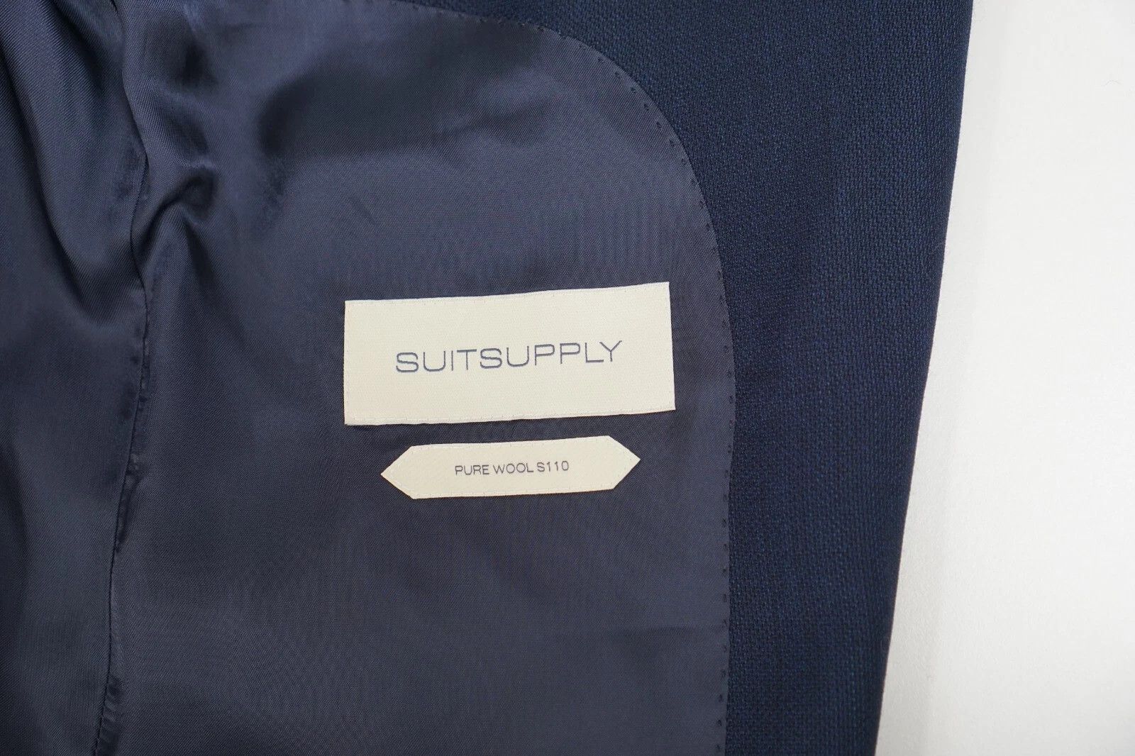 Suitsupply Men Suitsupply Suit Wool Lazio REDA Slim Fit S110 UK/US40L Size 40L - 4 Thumbnail