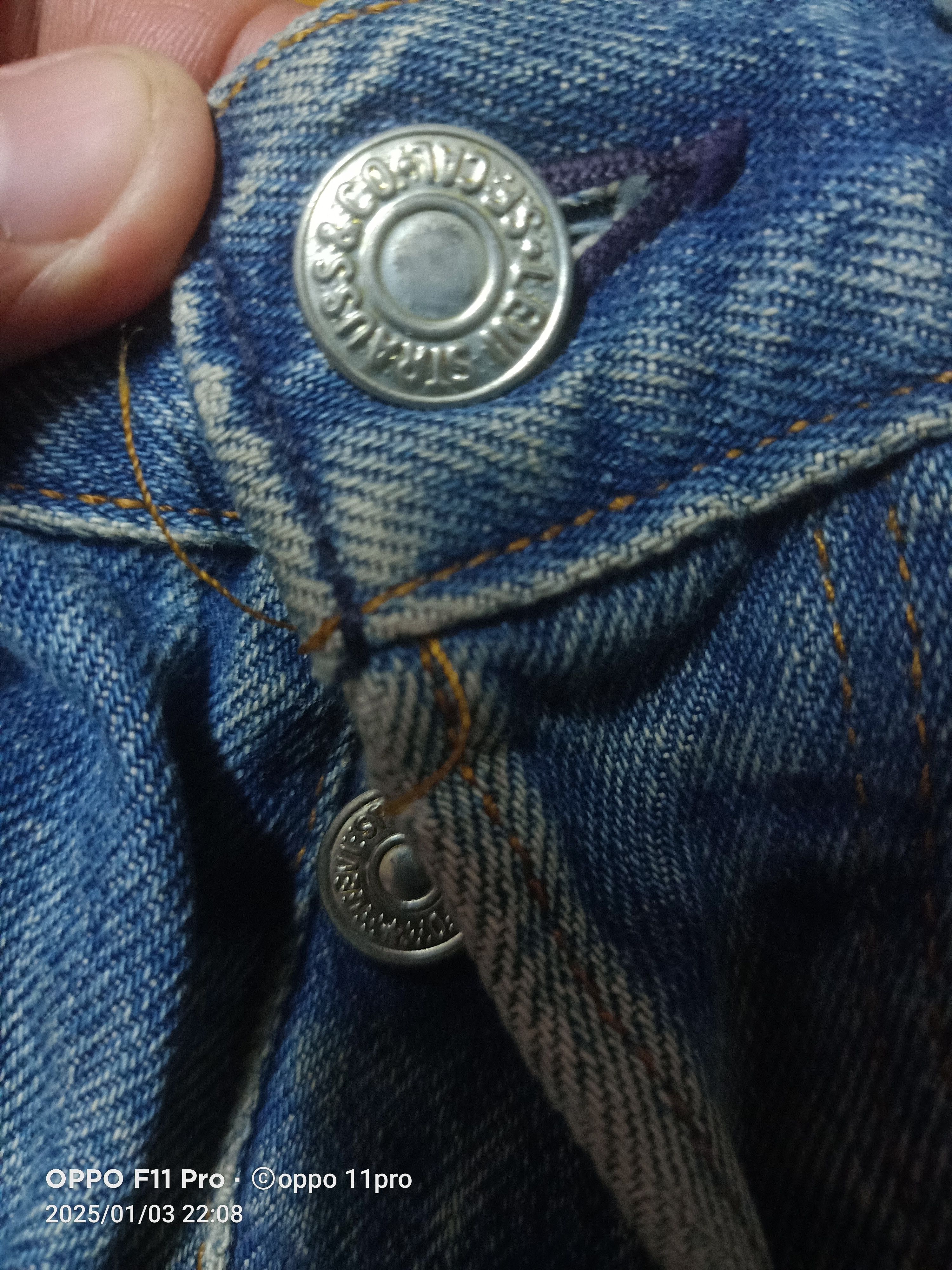 Levi's × Vintage 80s Levis Vintage Distressdenim Denim Size US 33 - 10 Thumbnail