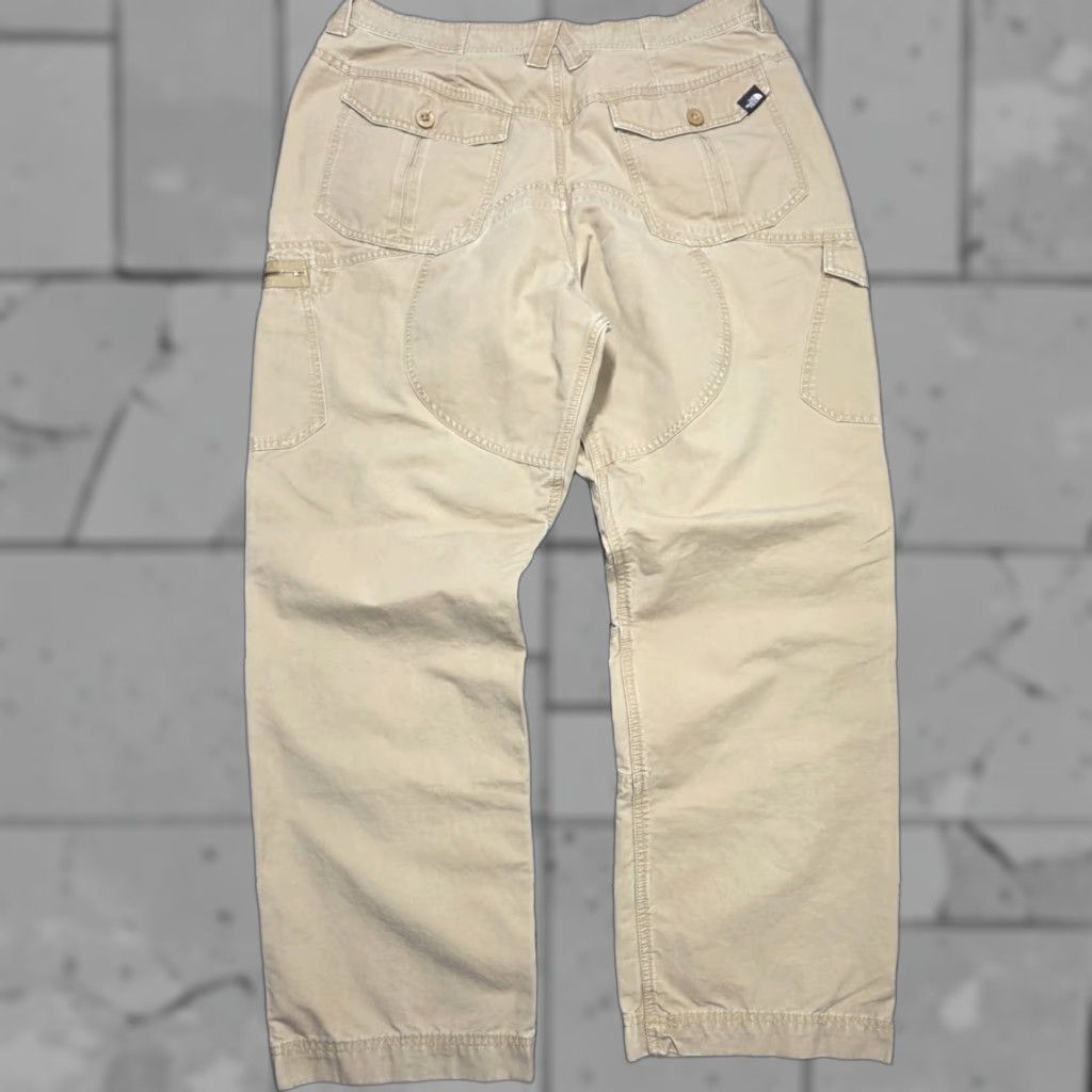 The North Face VINTAGE The North Face Pants Mens 38 Beige Canvas Cargo 5-Pocket 31 Inseam Regular Straight Twist: 90s, officer, field Size US 38 / EU 54 - 1 Thumbnail