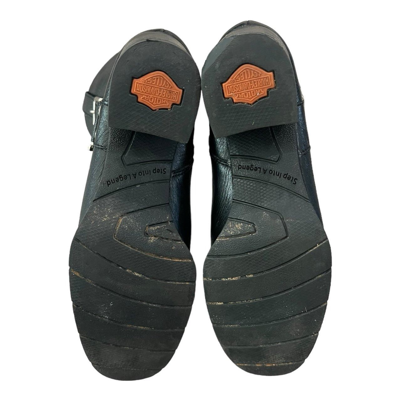 Harley Davidson × Vintage Harley Davidson Womens 84068 Sadie Heel Booties Black Size US 6.5 / IT 36.5 - 6 Thumbnail