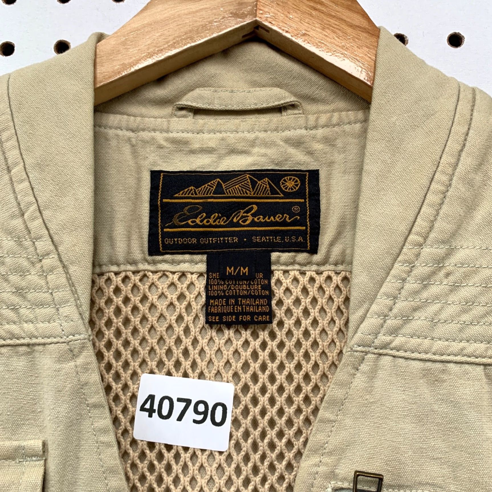 Eddie Bauer VTG Eddie Bauer Down Puffer Vest Jacket Mens XL Brown USA 24.5x29 Vintage Down Vest Puffer Jacket Mens XL Brown USA 90s Size US XL / EU 56 / 4 - 3 Thumbnail