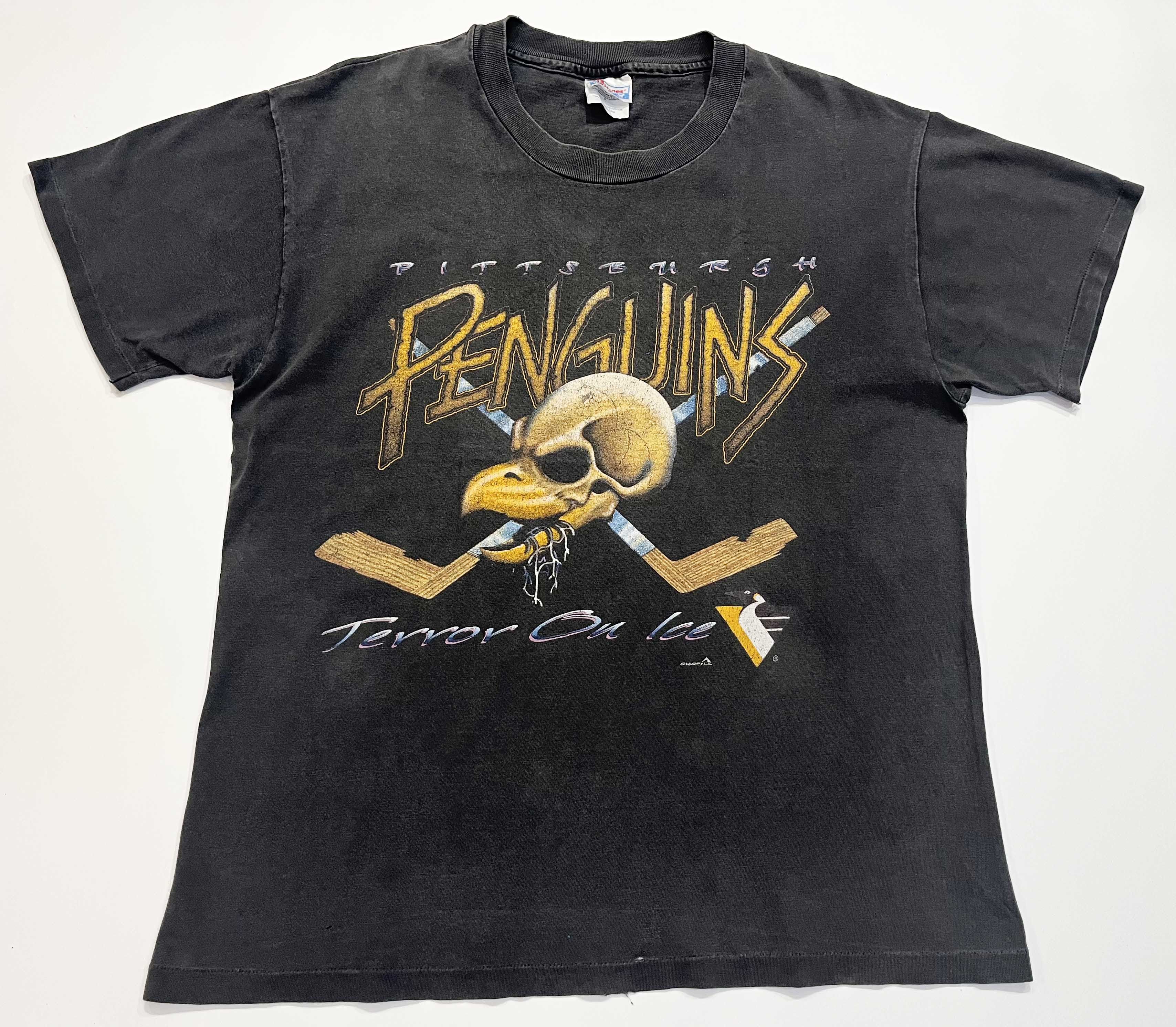 Hanes Vintage Hanes NHL Pittsburgh Penguins Hockey T-Shirt Size US L / EU 52-54 / 3 - 1 Thumbnail