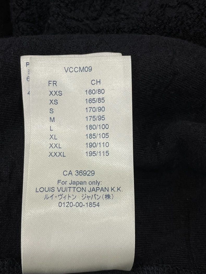 Louis Vuitton Louis Vuitton Black embossed presbyopic towel material sho Size US M / EU 48-50 / 2 - 5 Thumbnail
