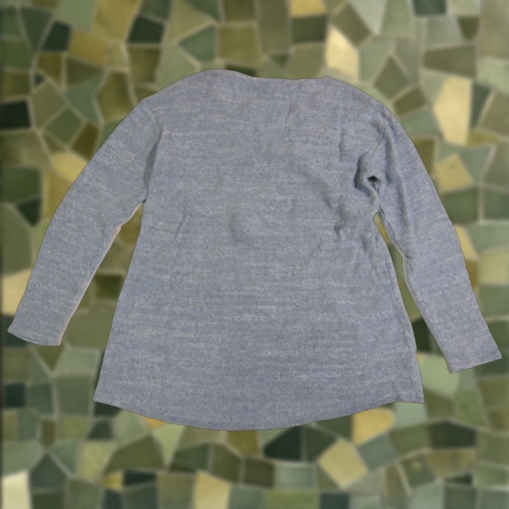 J. Jill VINTAGE Pure J.Jill Missy Blue 100% Cotton Pullover Sweater With Pockets Women XS Oversized Pullover Sweater Blue Pockets Womens XS Size XS / US 0-2 / IT 36-38 - 1 Thumbnail