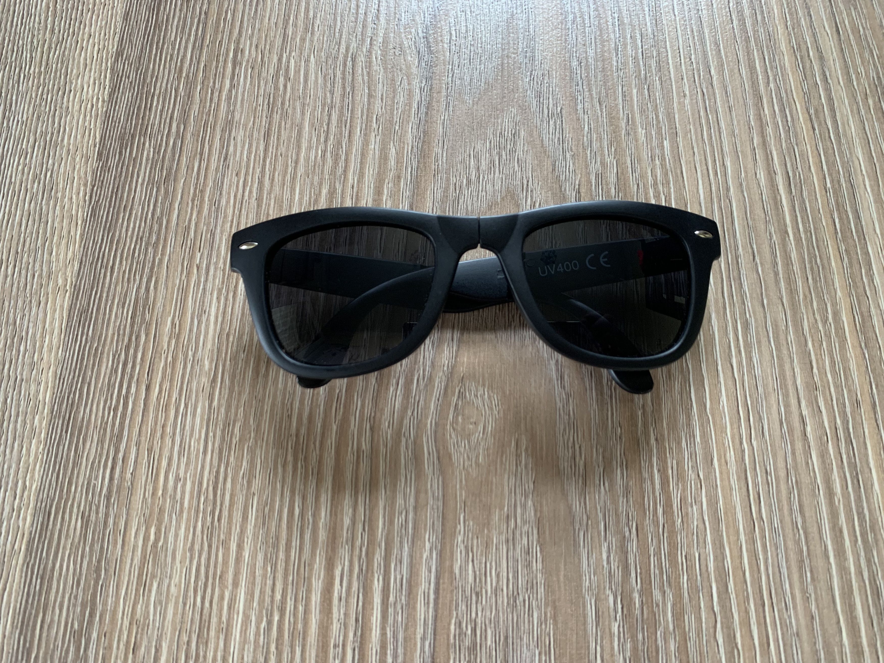 Designer Black Classic Trekking Folding Sunglasses UV Size ONE SIZE - 2 Thumbnail