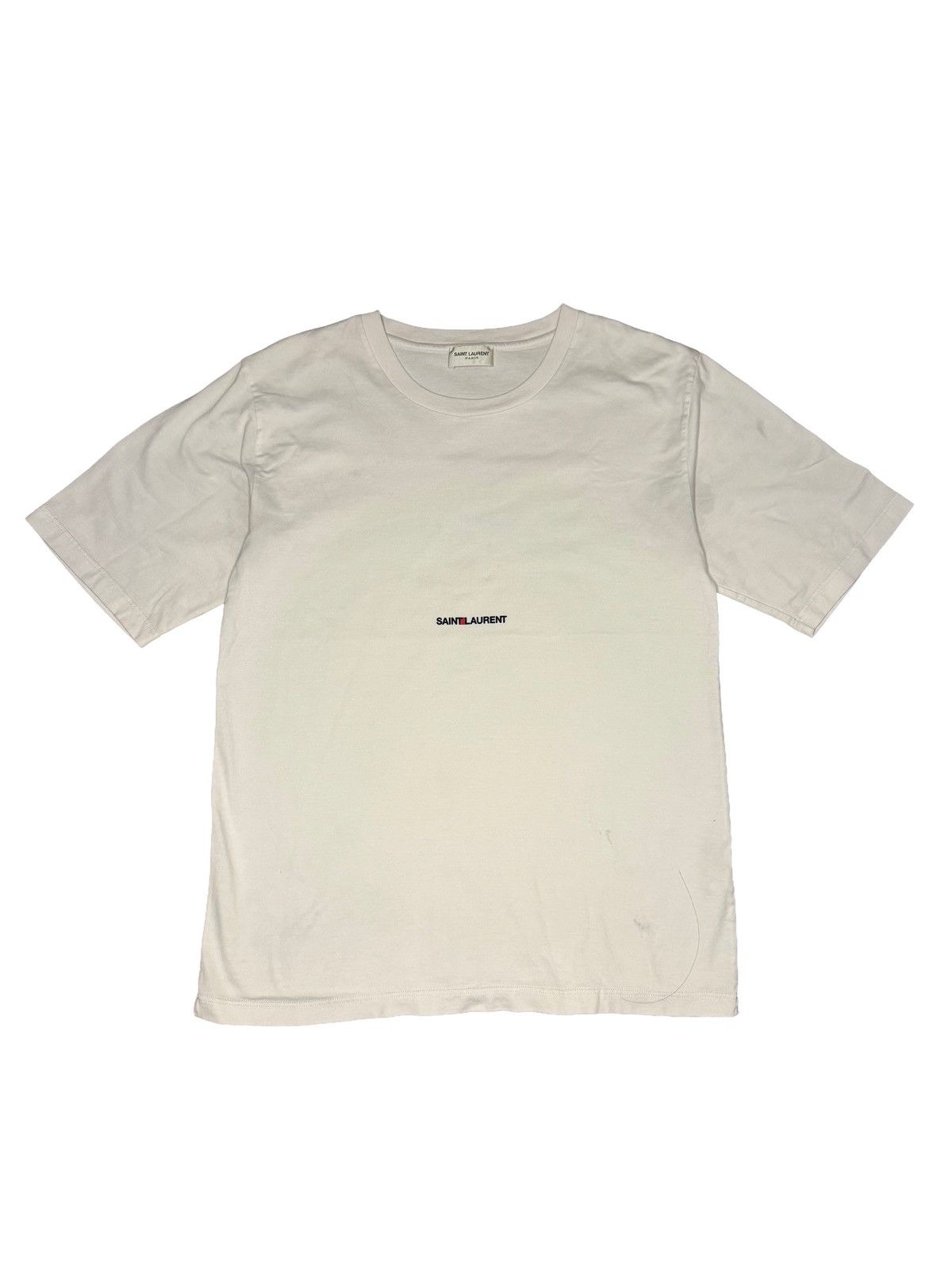Saint Laurent Paris Saint Laurent Paris SS17 Logo Tee Size US XS / EU 42 / 0 - 1 Thumbnail