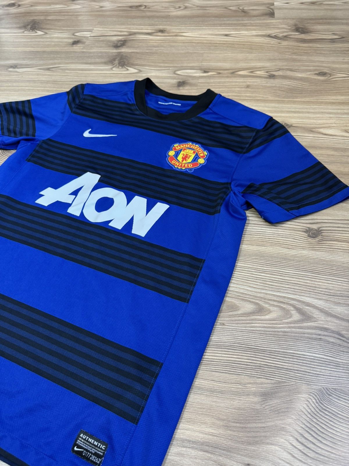 Nike RARE!Nike Munchester United Football Jersey 2011/12 Size US M / EU 48-50 / 2 - 2 Thumbnail