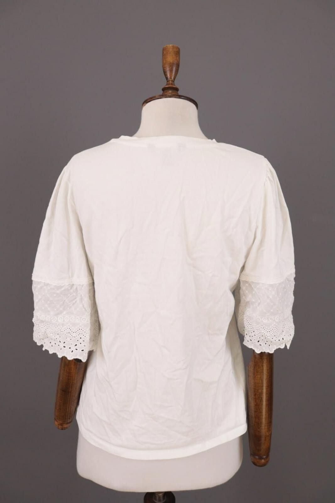 Lauren Ralph Lauren Lauren Ralph Lauren White Floral Blouse Shirt Size M Size L / US 10 / IT 46 - 8 Thumbnail