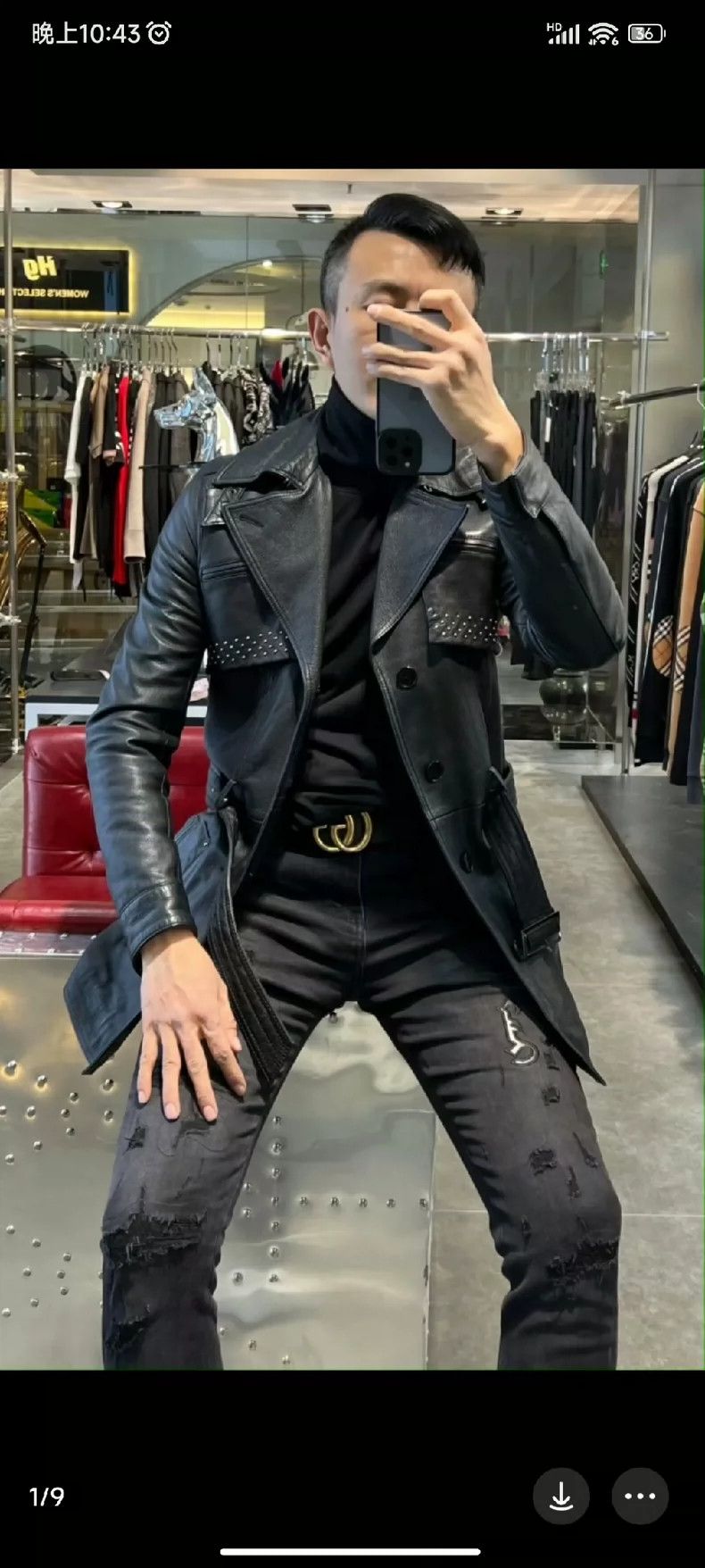 Versace Versace Deerskin trench coat leather jacket Size US M / EU 48-50 / 2 - 1 Thumbnail
