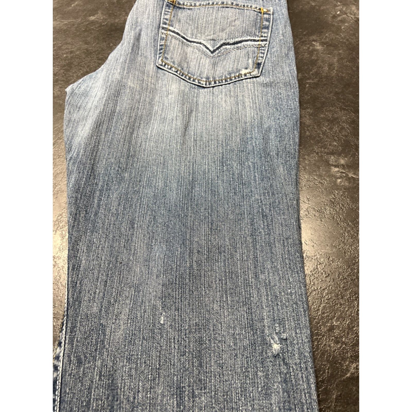 Vintage VINTAGE Request Jeans Men's Jeans Relaxed Fit Denim Wide-Leg 90s Hip Hop Blue 42x32 Size US 42 / EU 58 - 3 Thumbnail
