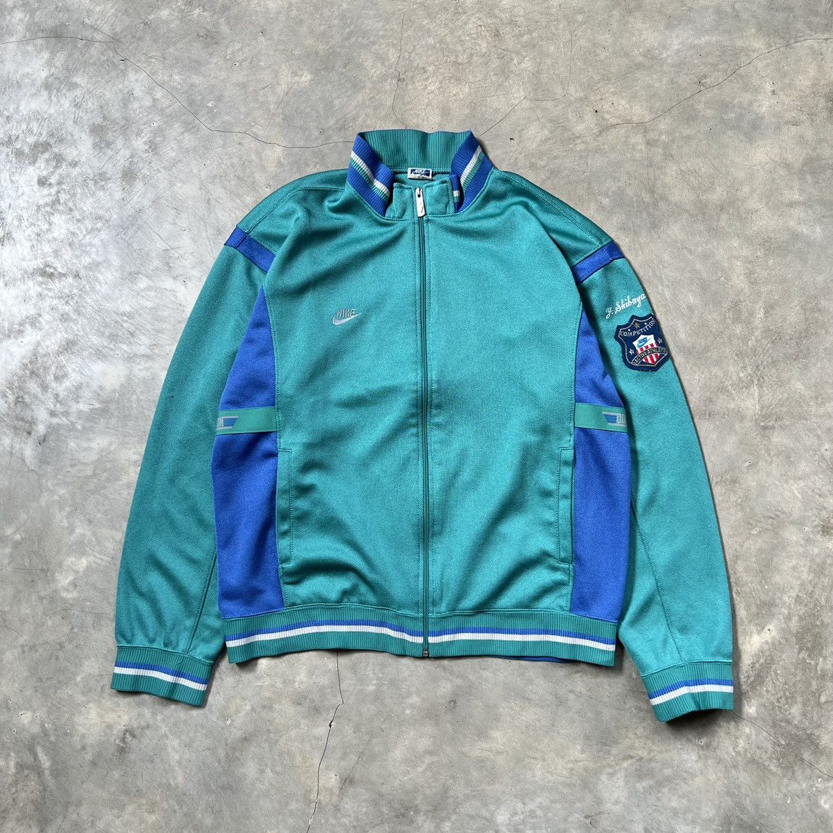 Nike Vintage Nike 80’s Competition Active Athlete Zip Up Jacket Size US XL / EU 56 / 4 - 1 Thumbnail