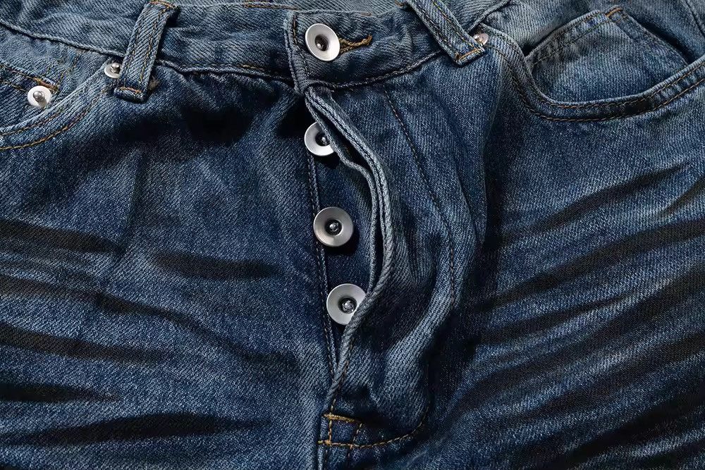 Japanese Brand × Jean Washed Blue Dirty Flare Street Frayed Jean Size US 28 / EU 44 - 7 Thumbnail
