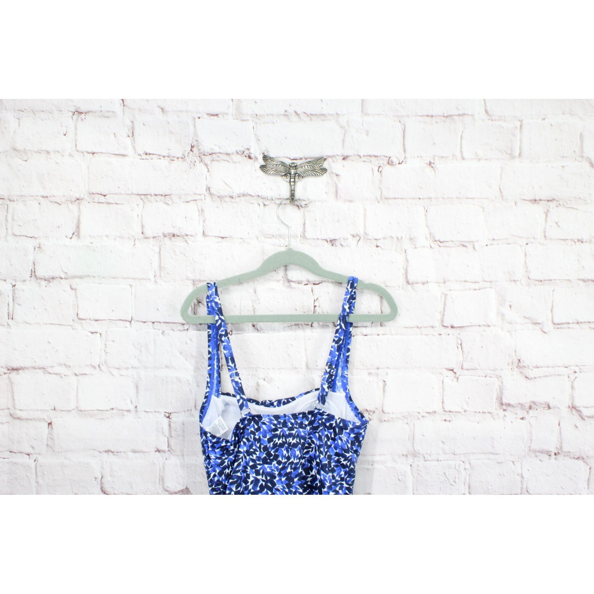L.L. Bean LL Bean Mix and Match Square Neck Floral Tankini Top Size S / US 4 / IT 40 - 4 Thumbnail