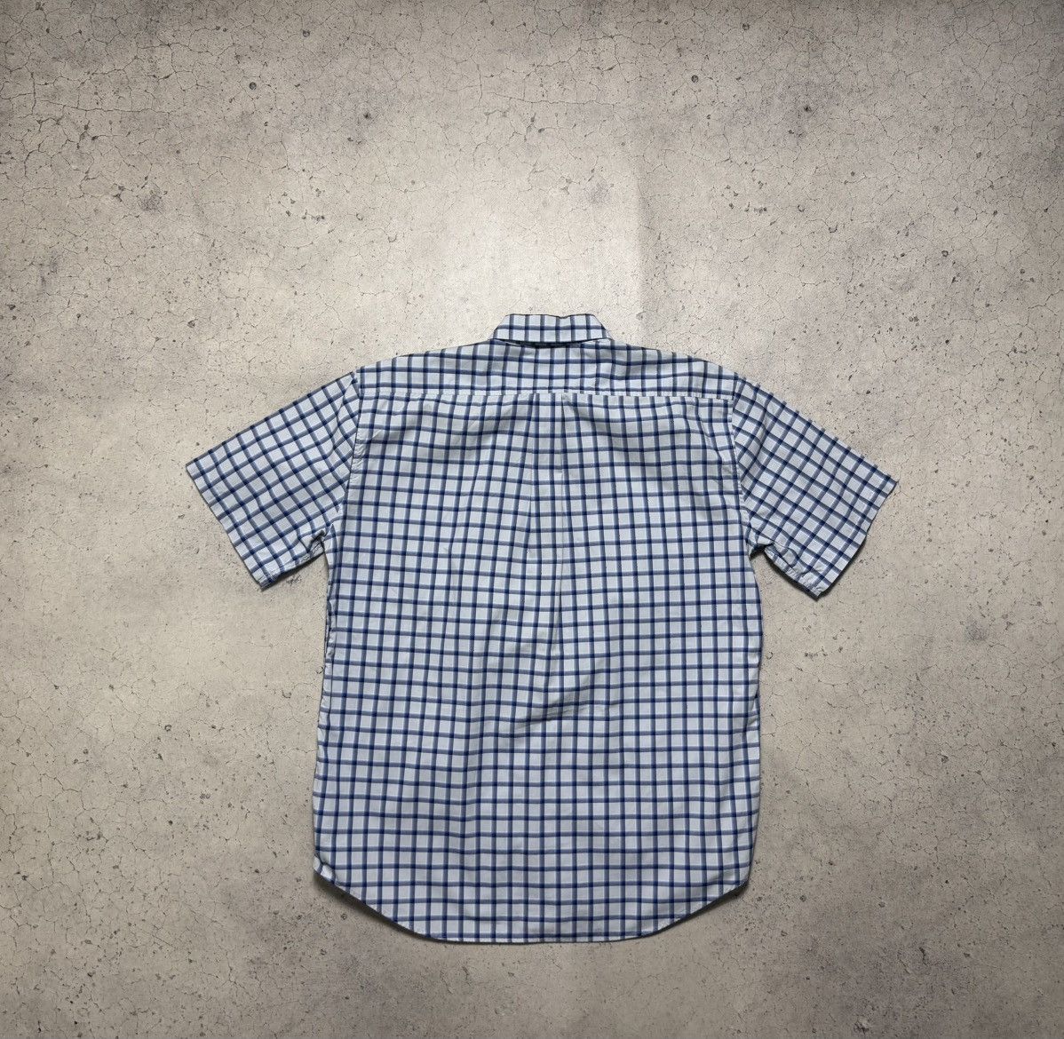 Yves Saint Laurent Yves Saint Laurent YSL Checked Button Up Short Sleeve Shirt Size US L / EU 52-54 / 3 - 13 Thumbnail