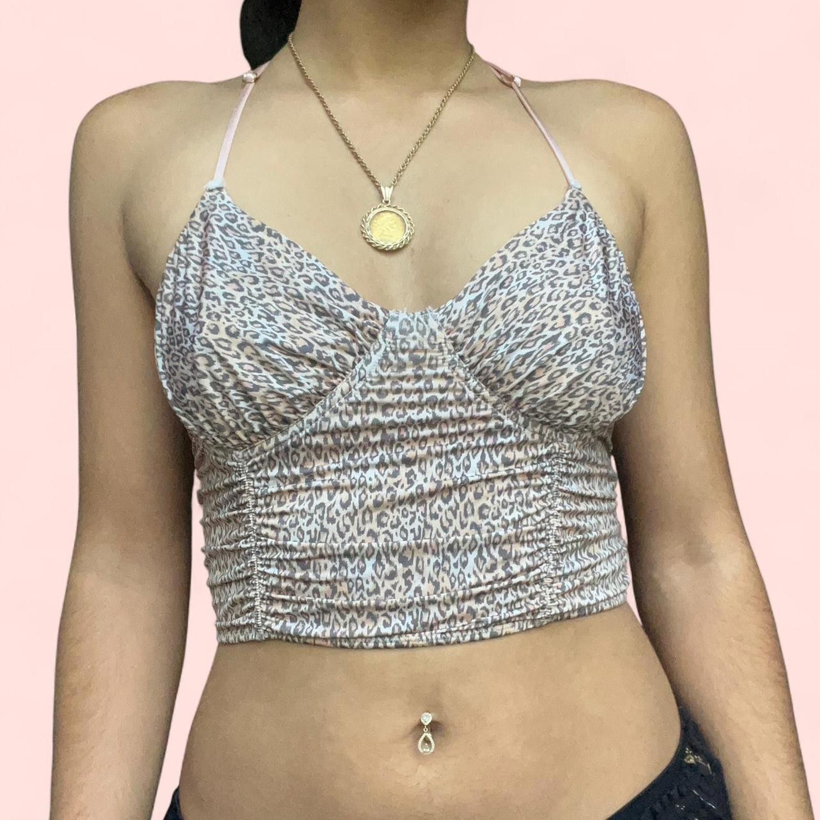 Other Leopard print halter neck crop top #leopardprint #halterneck Size S / US 4 / IT 40 - 1 Thumbnail