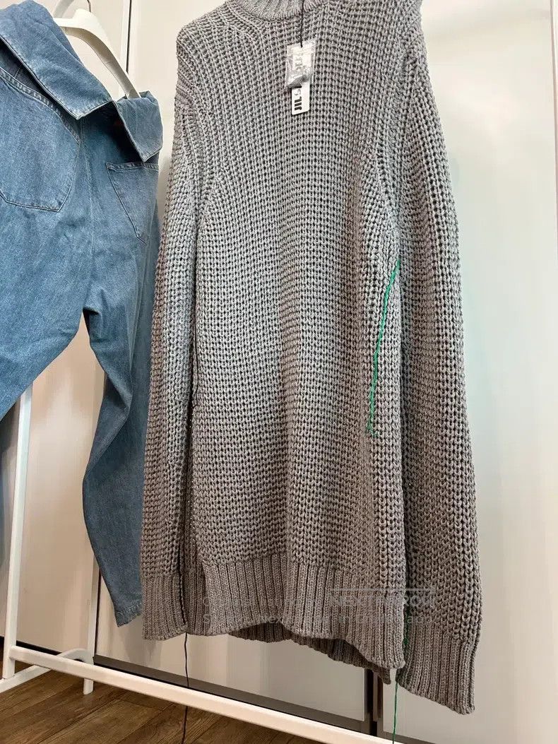Jil Sander Jil Sander size 48 Long knitted pullover in grey Size M / US 6-8 / IT 42-44 - 4 Thumbnail