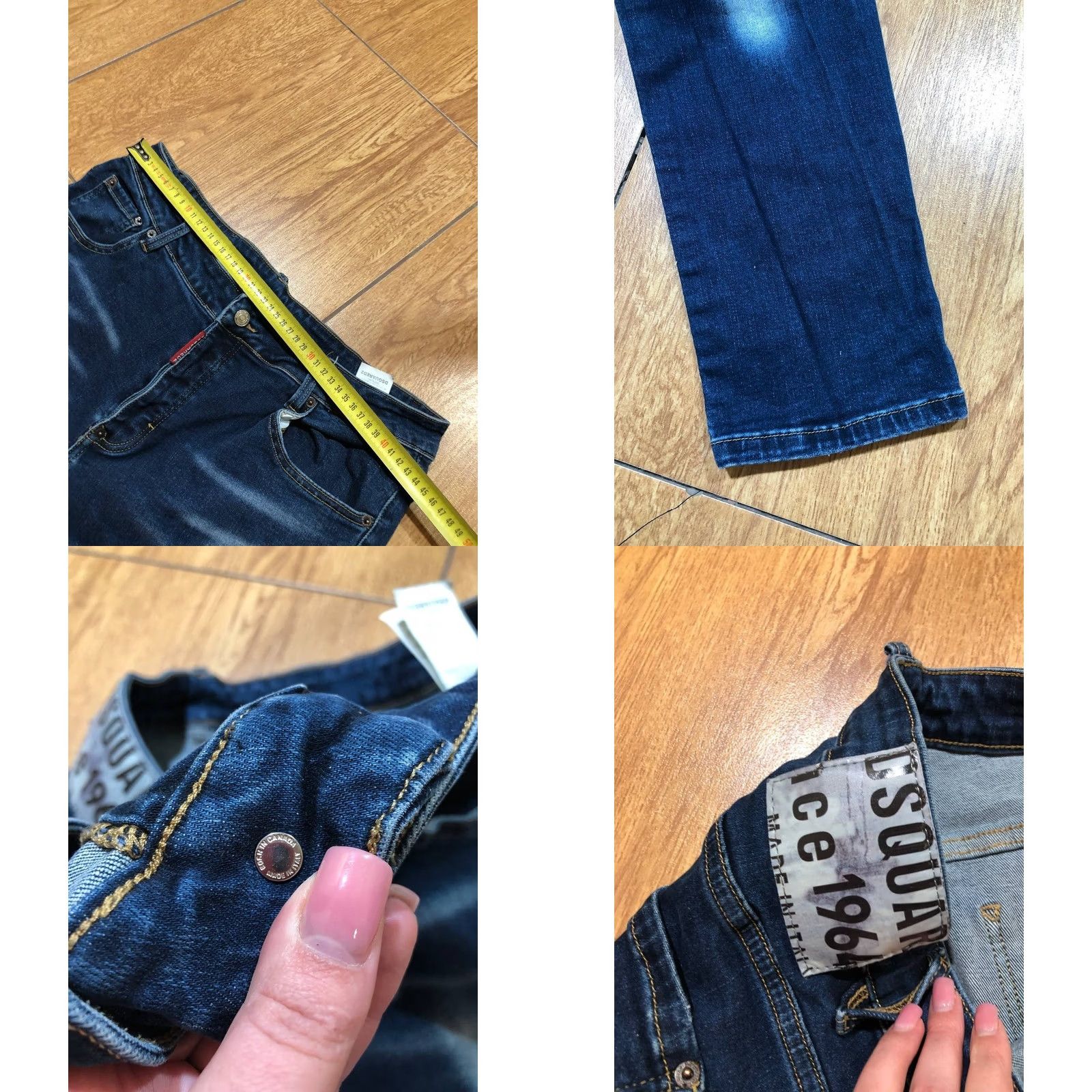 Dsquared2 Dsquared2 Jeans Mens 38 Blue Distressed Patchwork Cotton Size Size US 38 / EU 54 - 9 Thumbnail