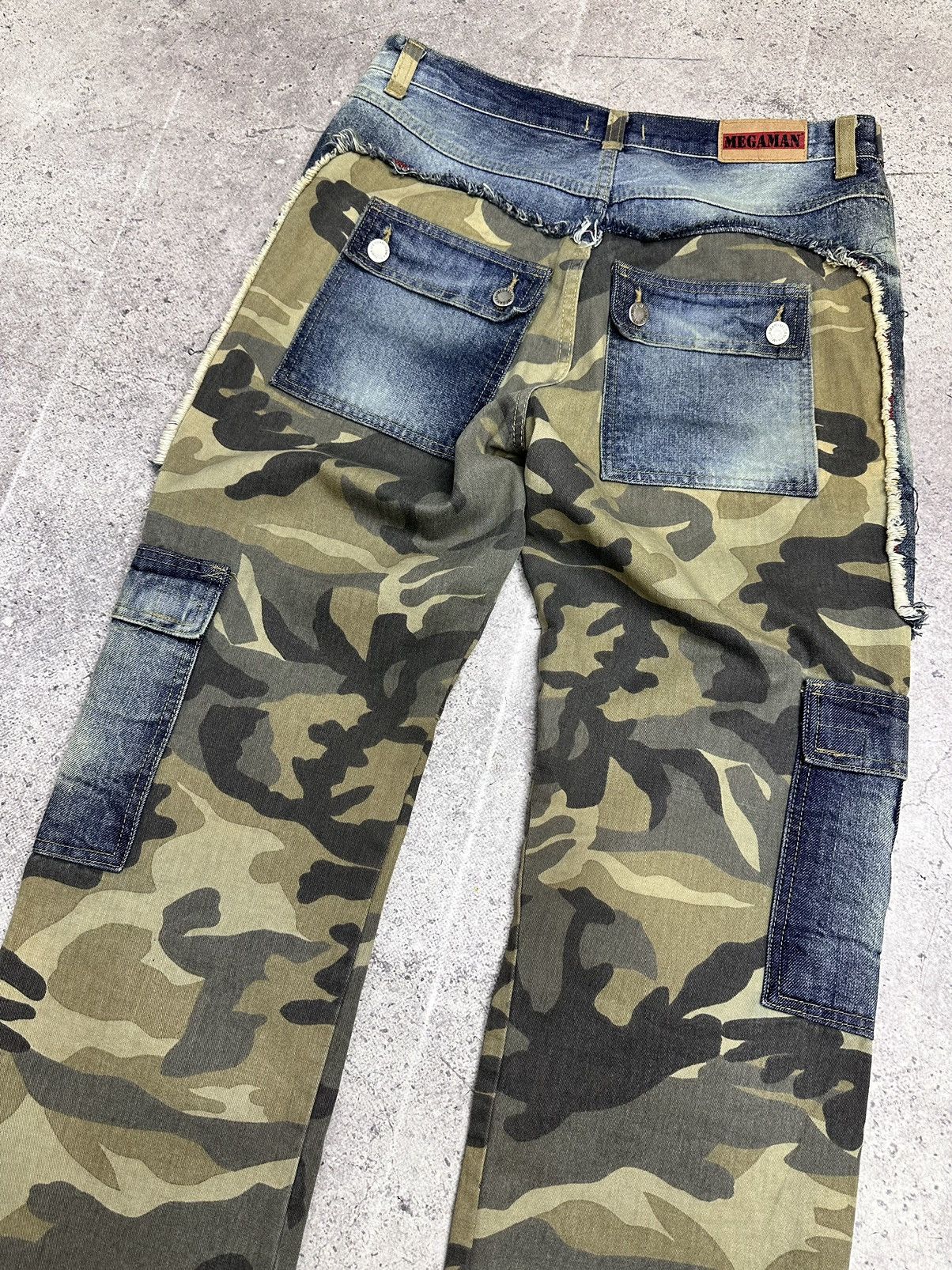 GOA Stripped Vintage Multi-pocket Pants Cargo Rick Owens Japan Size US 34 / EU 50 - 12 Thumbnail