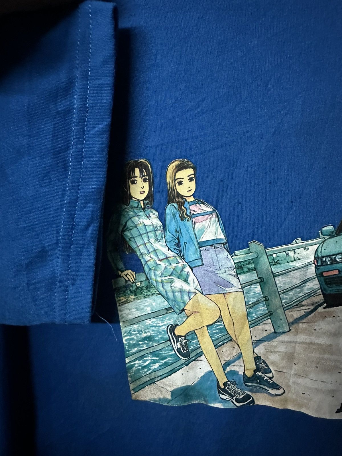 Anime Vintage Initial D Movie Anime Japan Tee Size US L / EU 52-54 / 3 - 6 Thumbnail