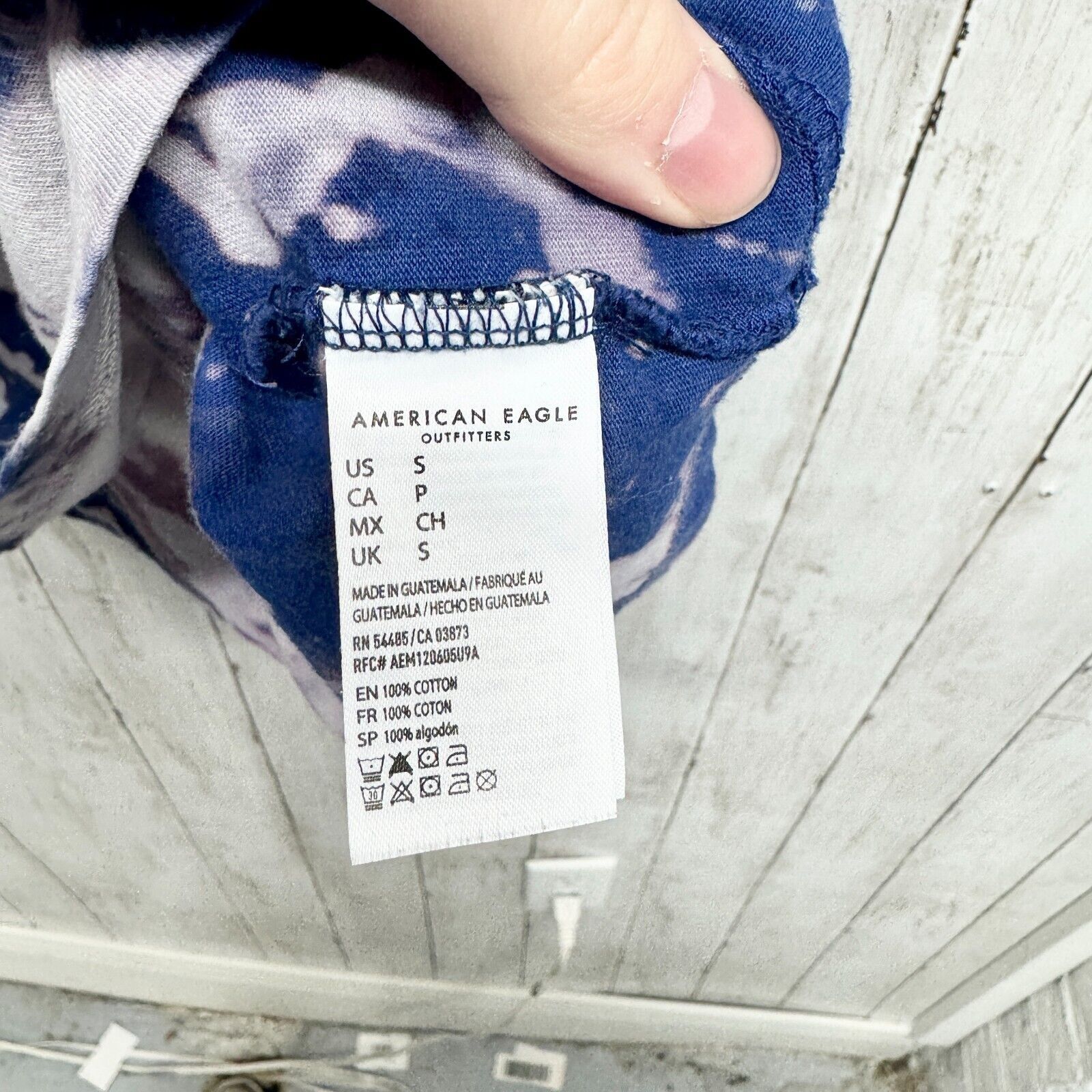 American Eagle Outfitters American Eagle x Young Money Small T-shirt Cotton Tie Dye Size US S / EU 44-46 / 1 - 4 Thumbnail