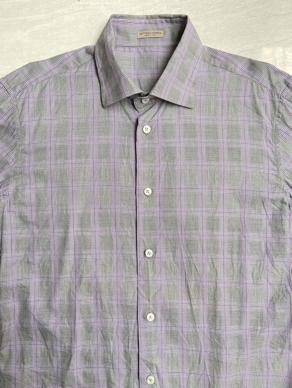 Bottega Veneta BOTTEGA VENETA Plaid Shirt Size US S / EU 44-46 / 1 - 3 Thumbnail