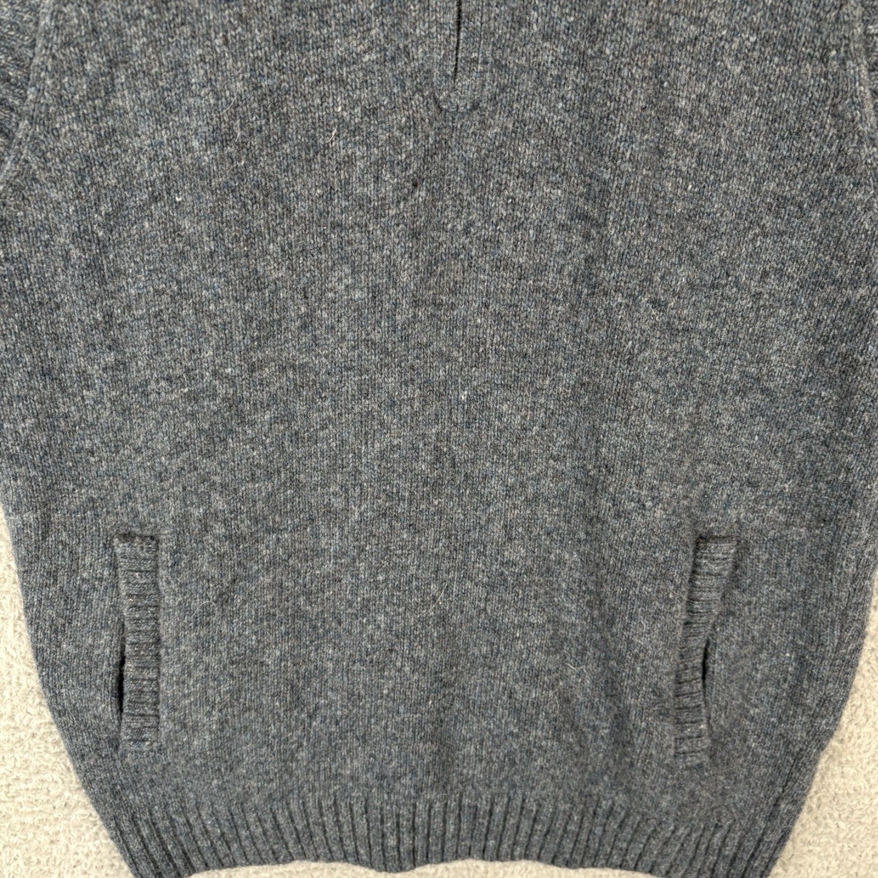 Vintage Fairway & Greene Vest Mens Large Gray 1/4 Zip Merino Wool Pockets Golf Size US L / EU 52-54 / 3 - 3 Thumbnail