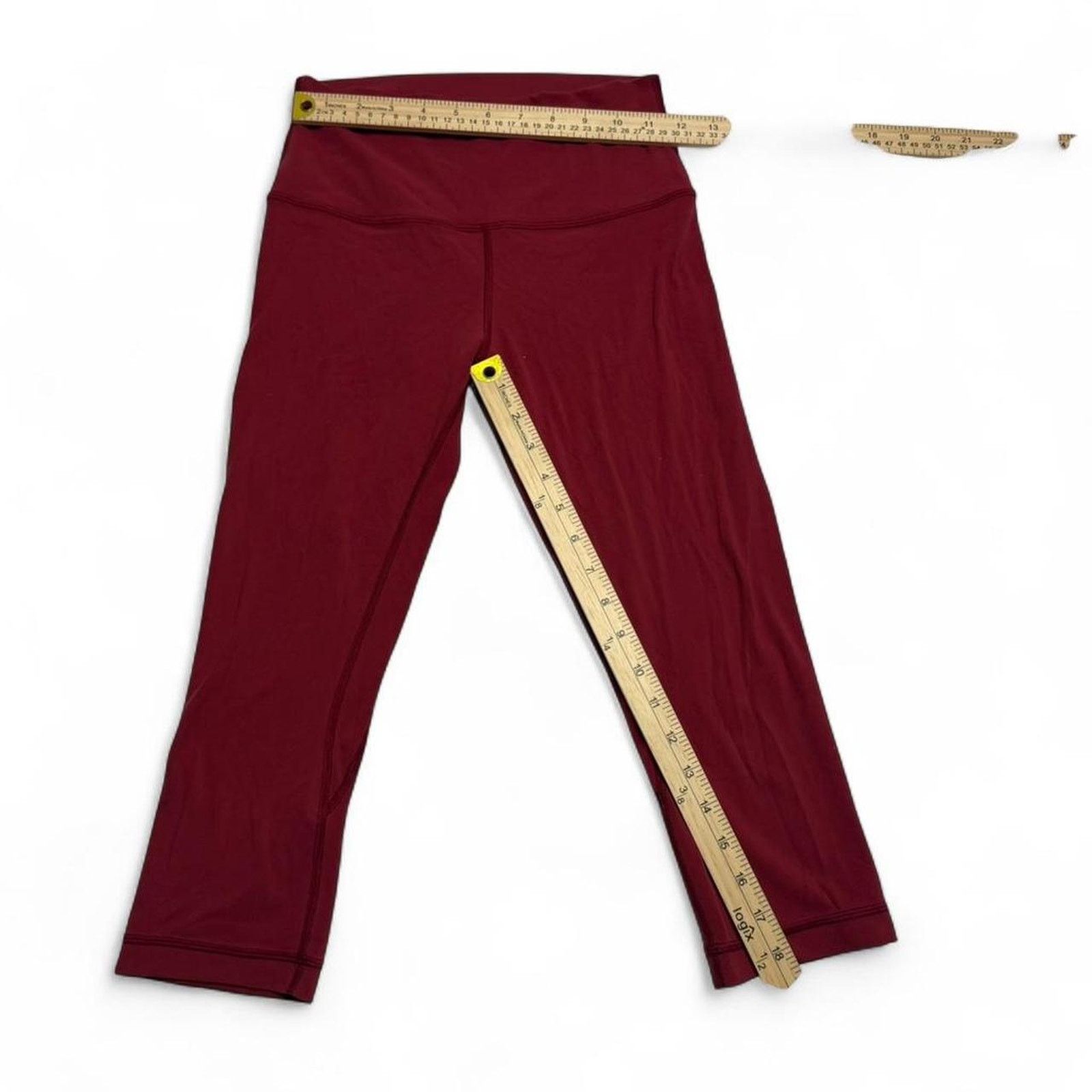 Lululemon Lululemon red leggings women’s size 6 Size 28" / US 6 / IT 42 - 6 Thumbnail
