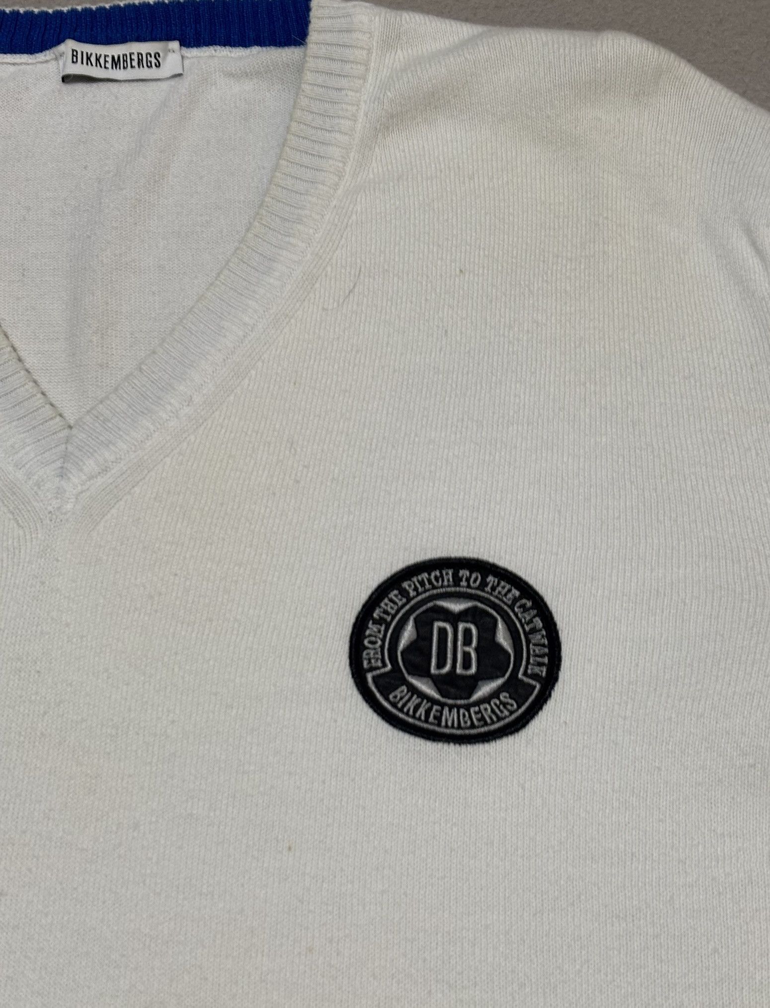 Dirk Bikkembergs Bikkembergs V-neck sweater size L Size US L / EU 52-54 / 3 - 7 Thumbnail