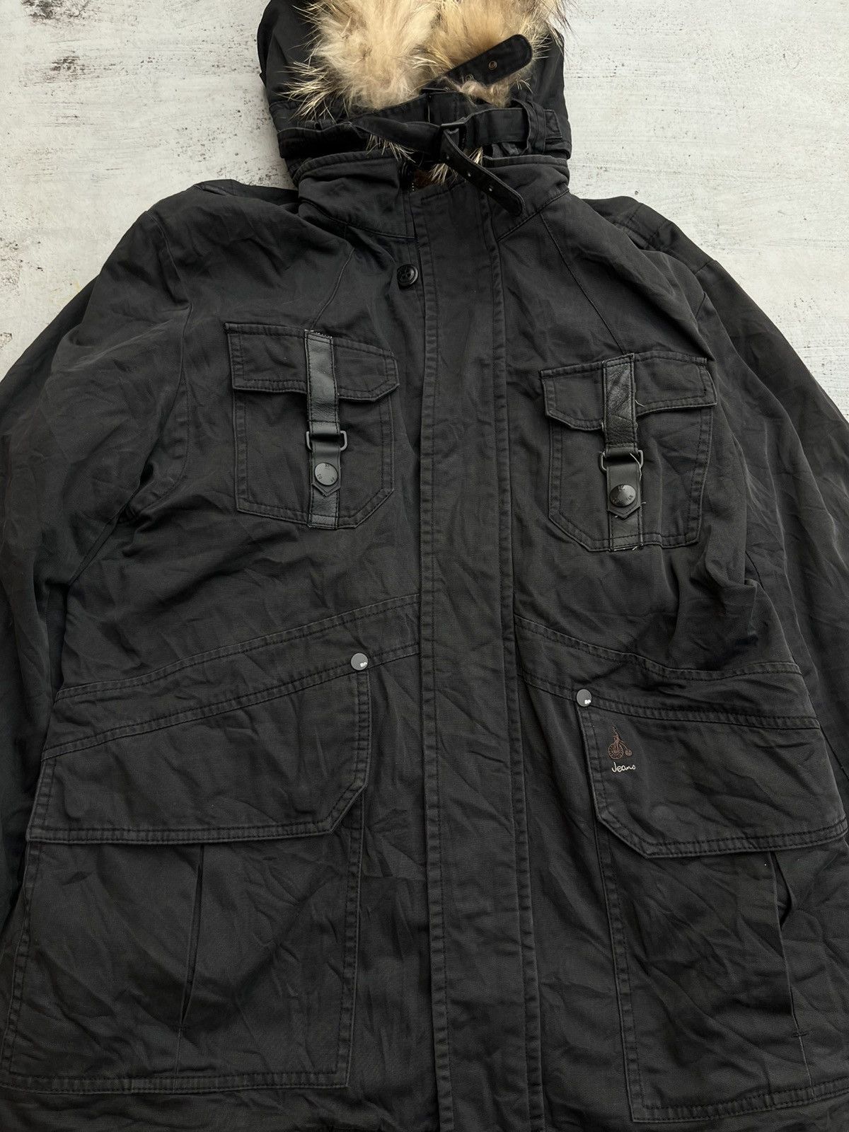 If Six Was Nine × Japanese Brand × Le Grande Bleu (L.G.B.) JAPANESE BEANPOLE BONO BONDAGE 2 IN 1 JACKET PUNK LGB STYLE Size US M / EU 48-50 / 2 - 3 Thumbnail