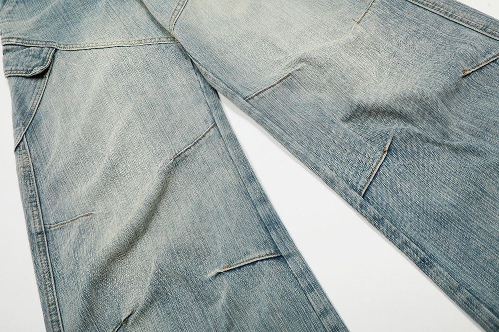 Jean American retro patchwork work jeans for men Size US 32 / EU 48 - 4 Thumbnail