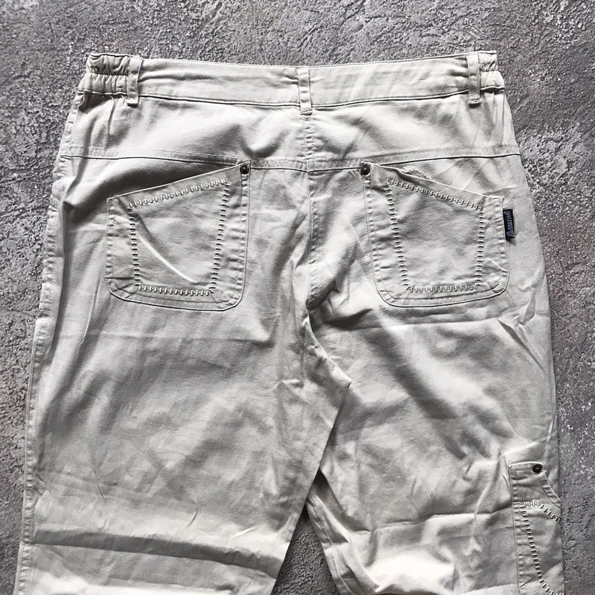 Vintage Vintage 90s Baggy Cargo Pants Parachute Khaki Streetwear 30 Size 30" / US 8 / IT 44 - 6 Thumbnail