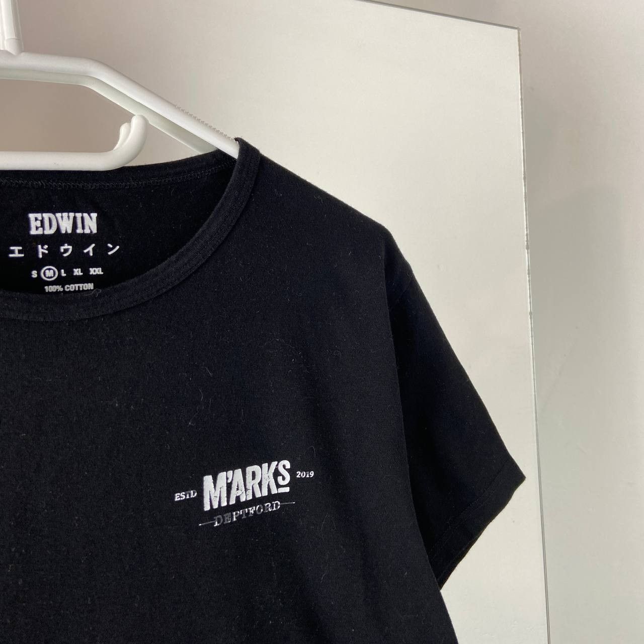 Edwin Edwin Japanese Brand Compass Black T-Shirt Streetwear Size US M / EU 48-50 / 2 - 4 Thumbnail