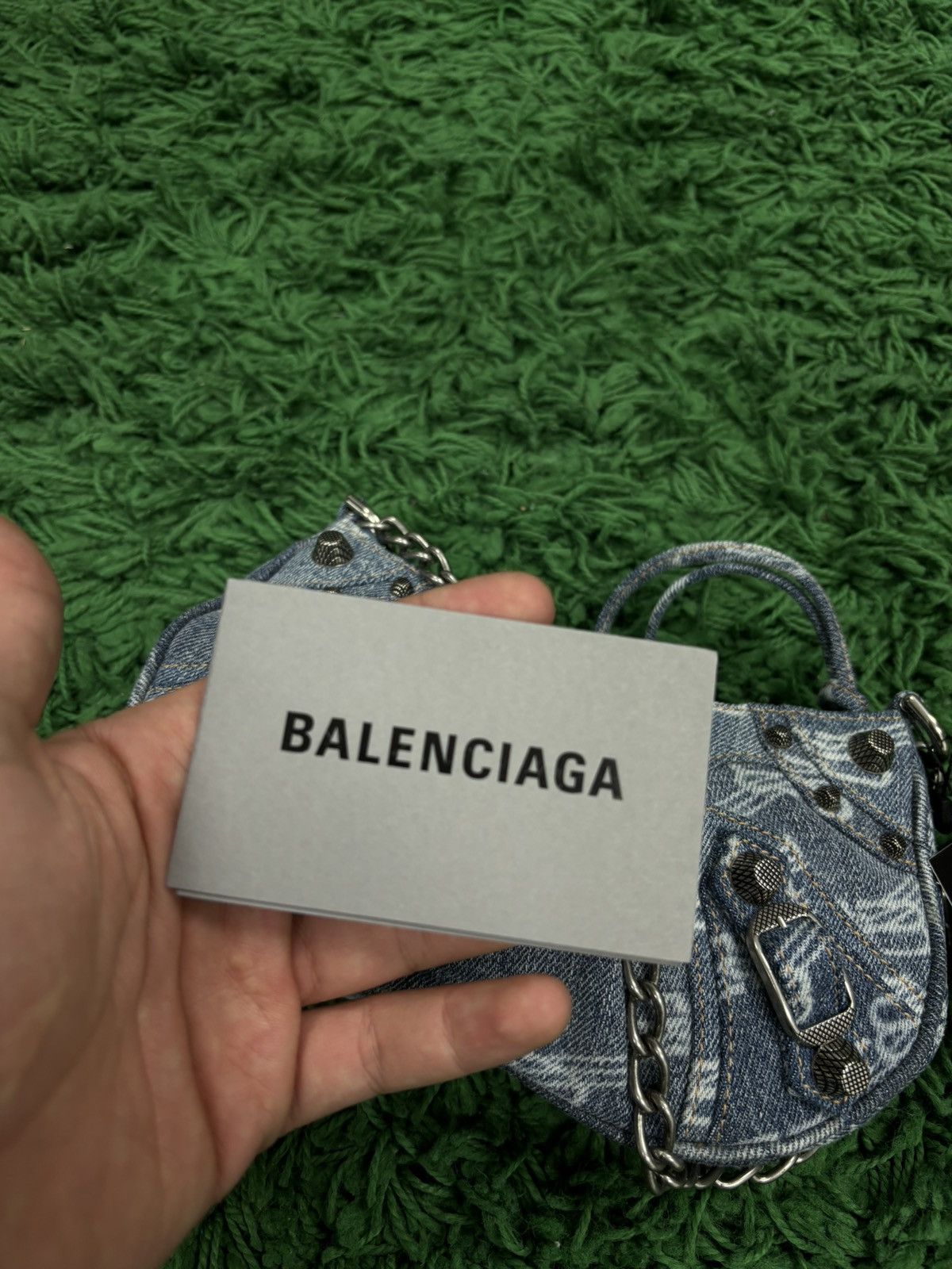 Balenciaga Balenciaga denim bag blue Size ONE SIZE - 4 Thumbnail