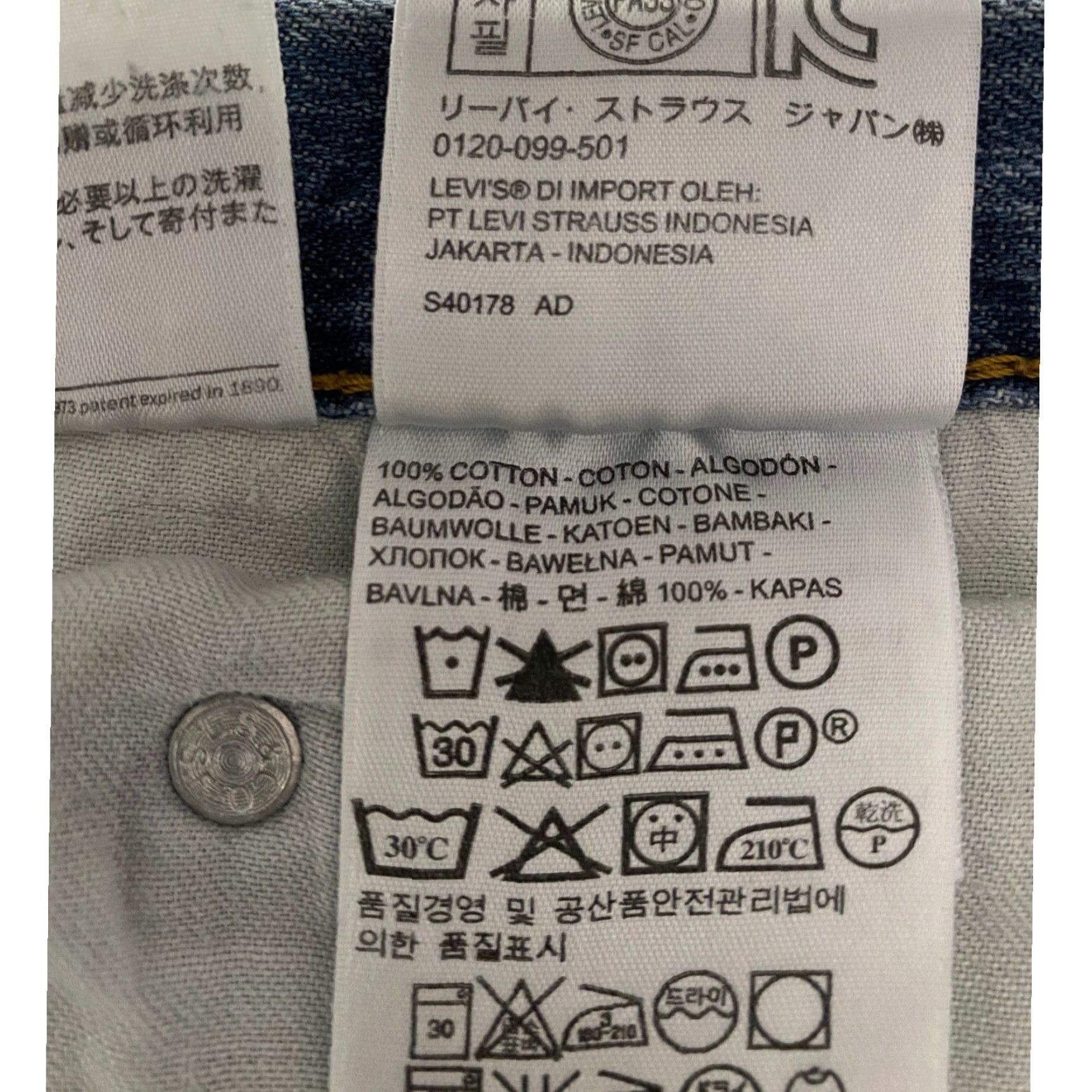Levi's Levi's Jeans Mens 38×30 Blue Denim 559 Relaxed Straight Leg Size US 38 / EU 54 - 4 Thumbnail