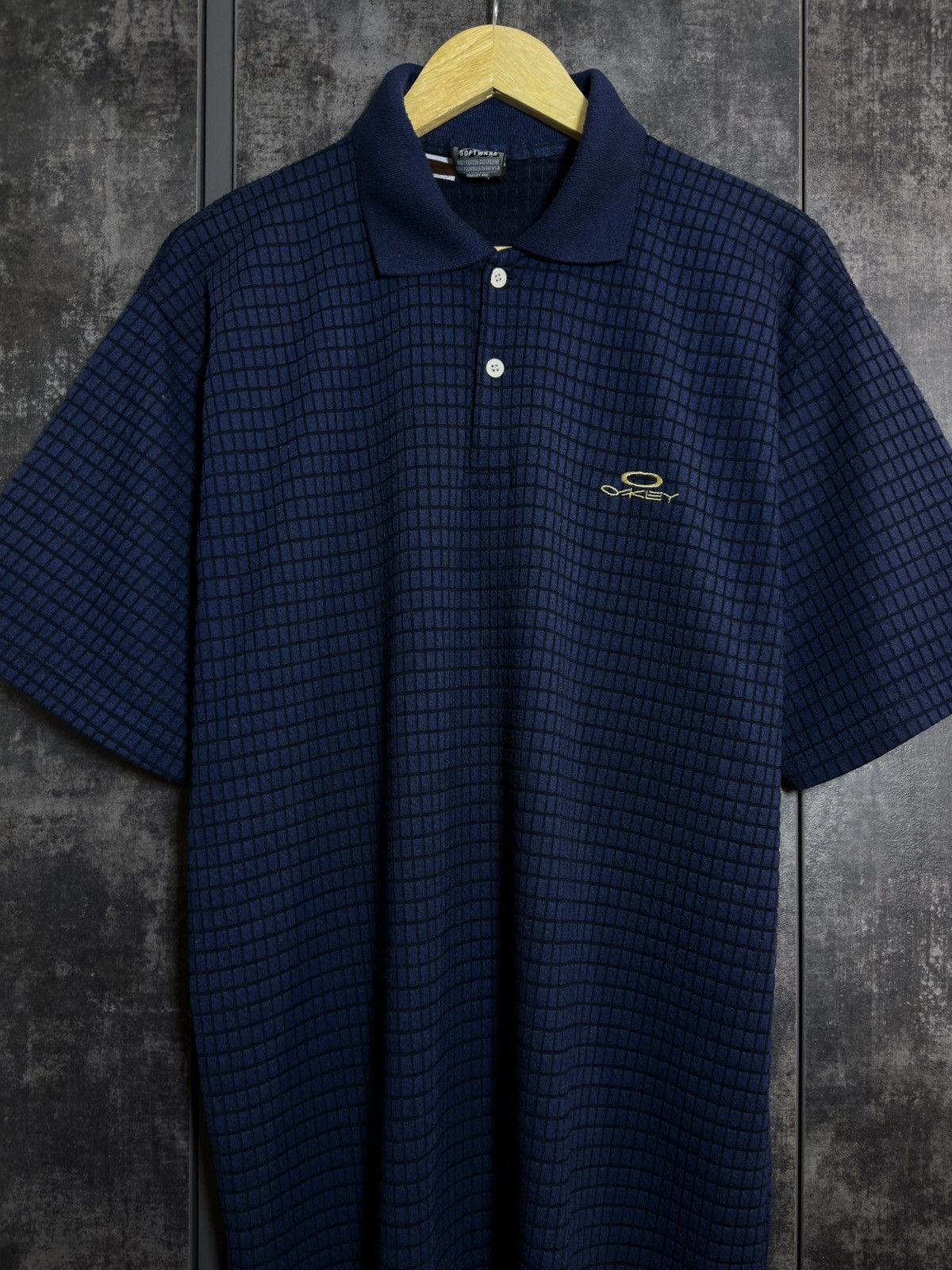 Oakley Vintage 90s Oakley Software Waffle Polo T-shirt RRL CDG 424 Size US L / EU 52-54 / 3 - 2 Thumbnail