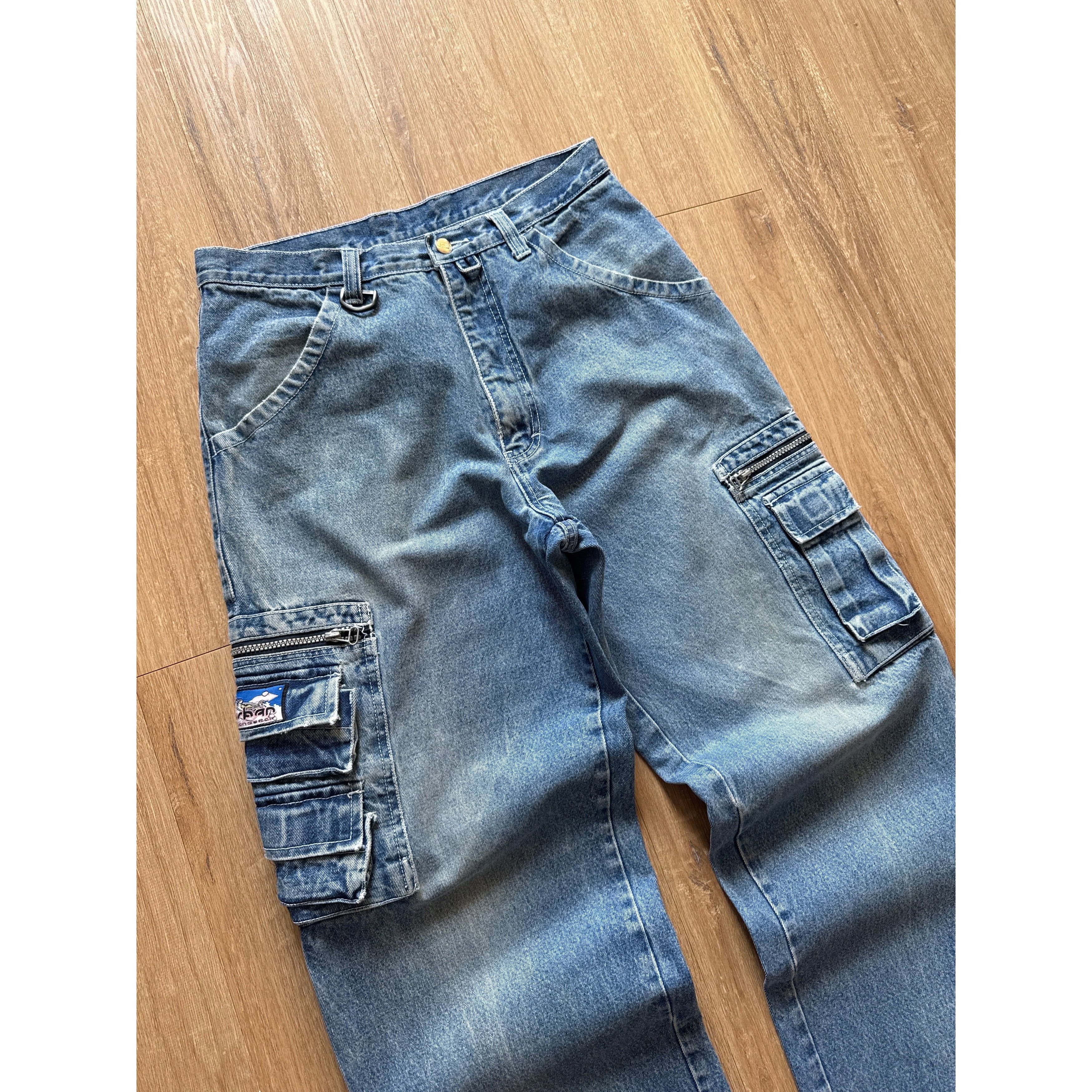 Japanese Brand Vintage Y2K Urban Jeans Wear Cargo Denim Jeans Size US 32 / EU 48 - 3 Thumbnail