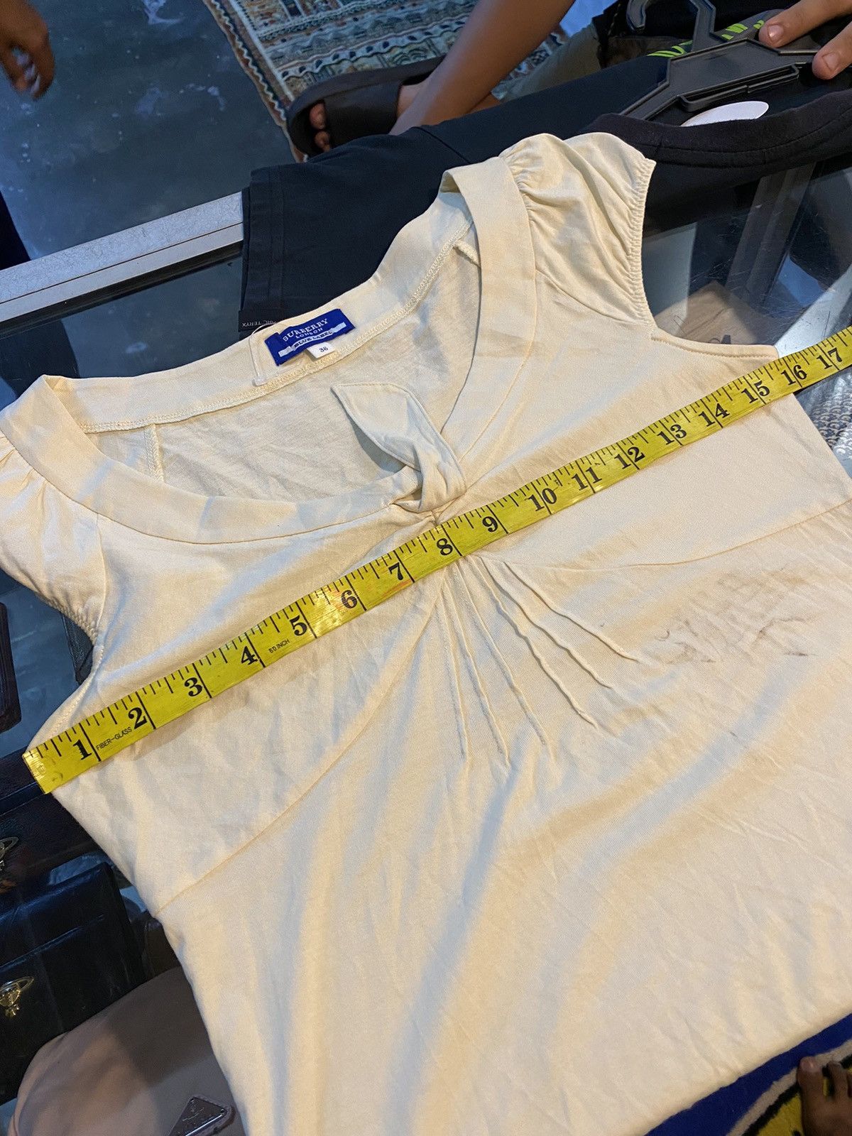 Burberry × Vintage 🔥 Best Offer 🔥 Vintage Burberry Londan Slim Tshirt Size M / US 6-8 / IT 42-44 - 5 Thumbnail