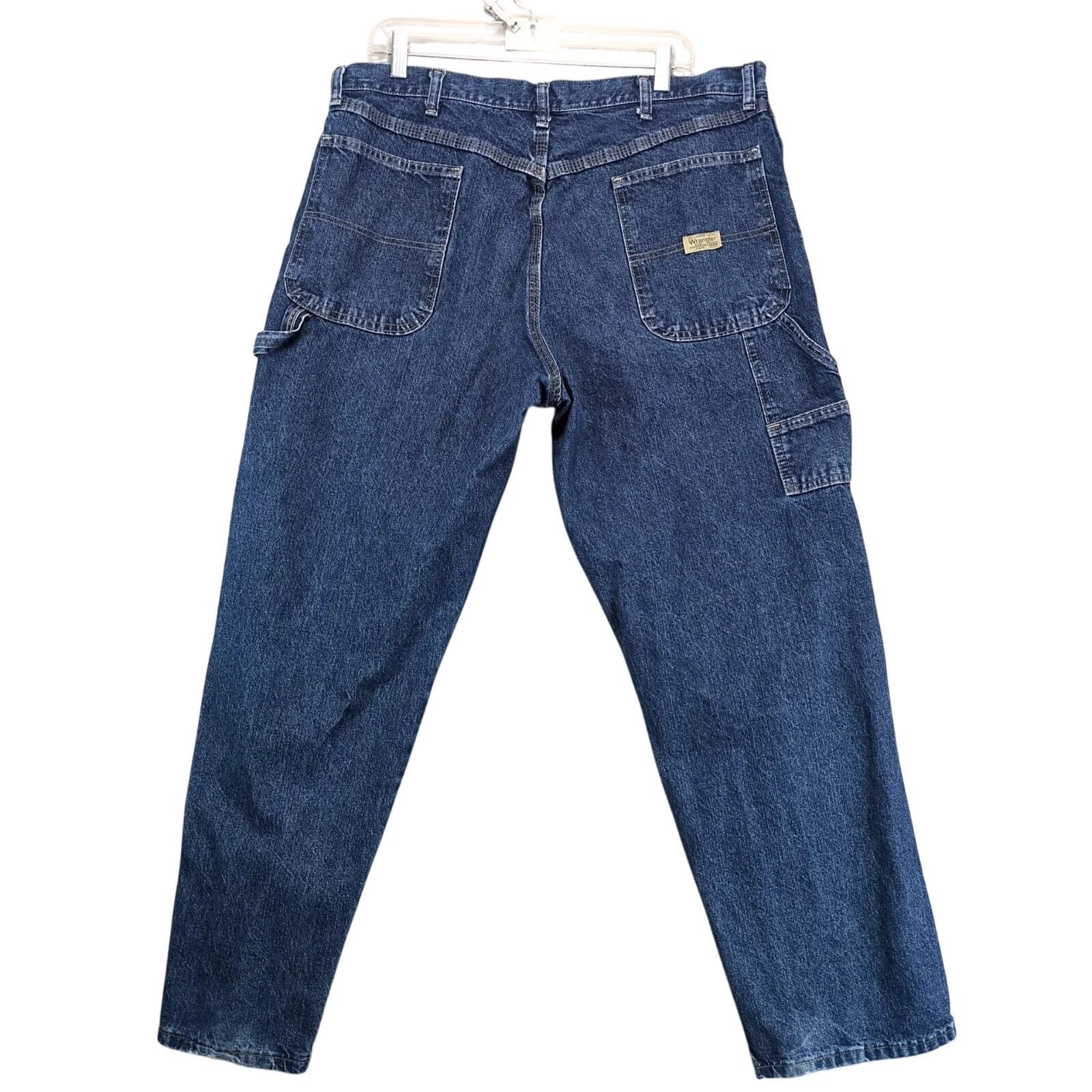Wrangler Vtg 90s Wrangler Hero Carpenter Jeans Mens 38x30 Relaxed Fit Size US 38 / EU 54 - 2 Thumbnail